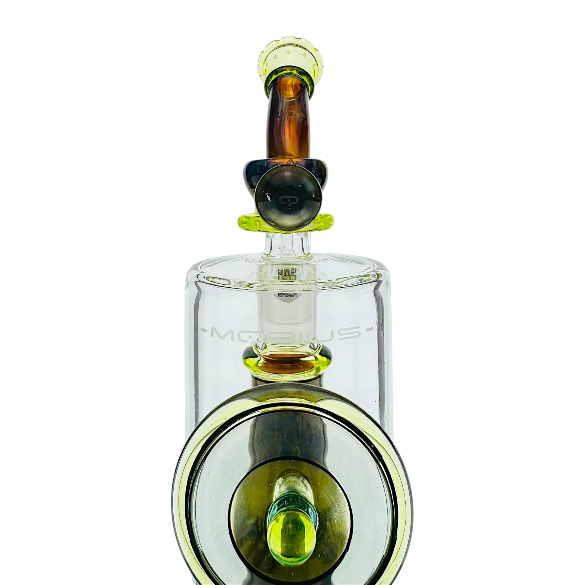 Custom Worked Mobius Glass Micro Matrix Perc Bubbler V3 - Hybrid Series 2026