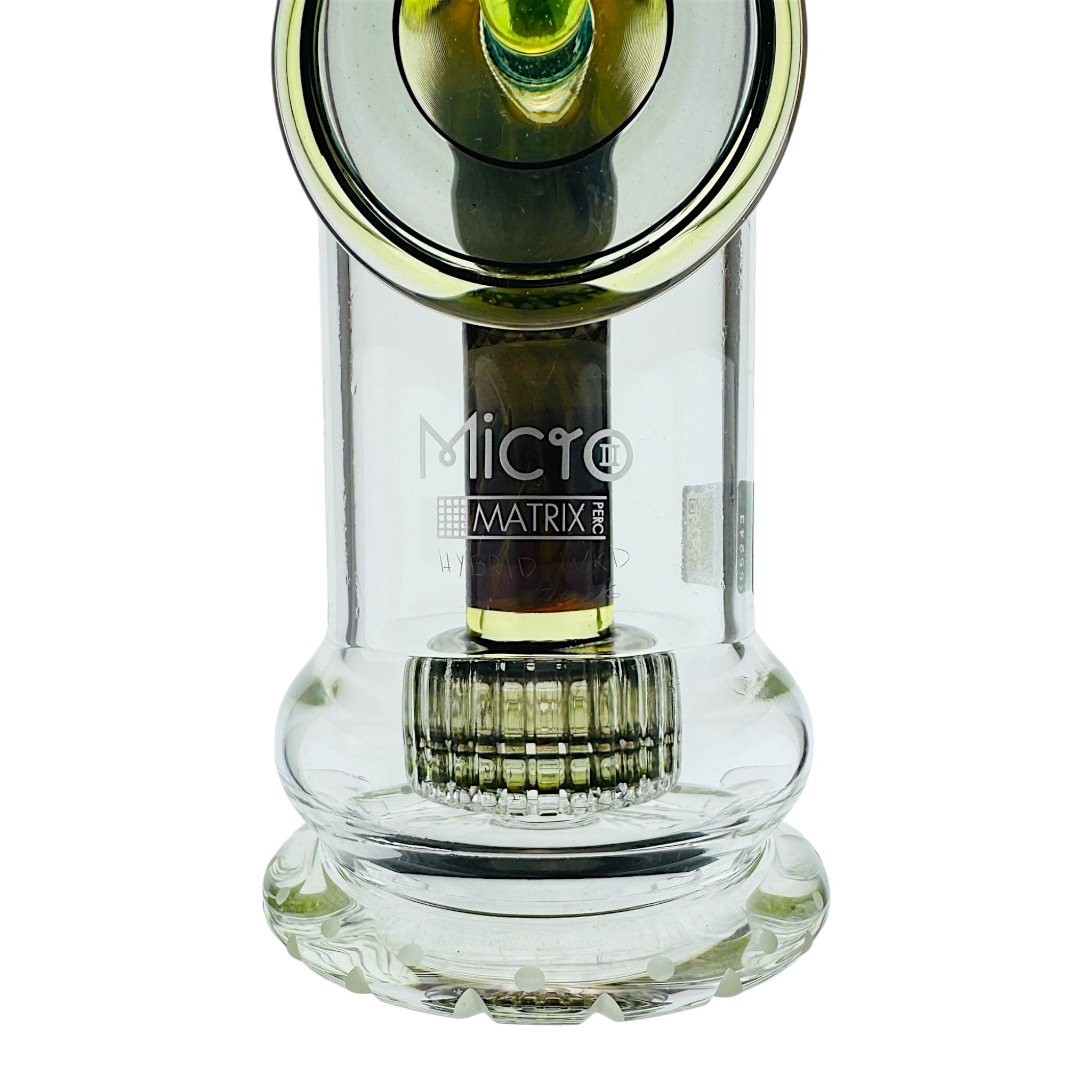 Custom Worked Mobius Glass Micro Matrix Perc Bubbler V3 - Hybrid Series 2026
