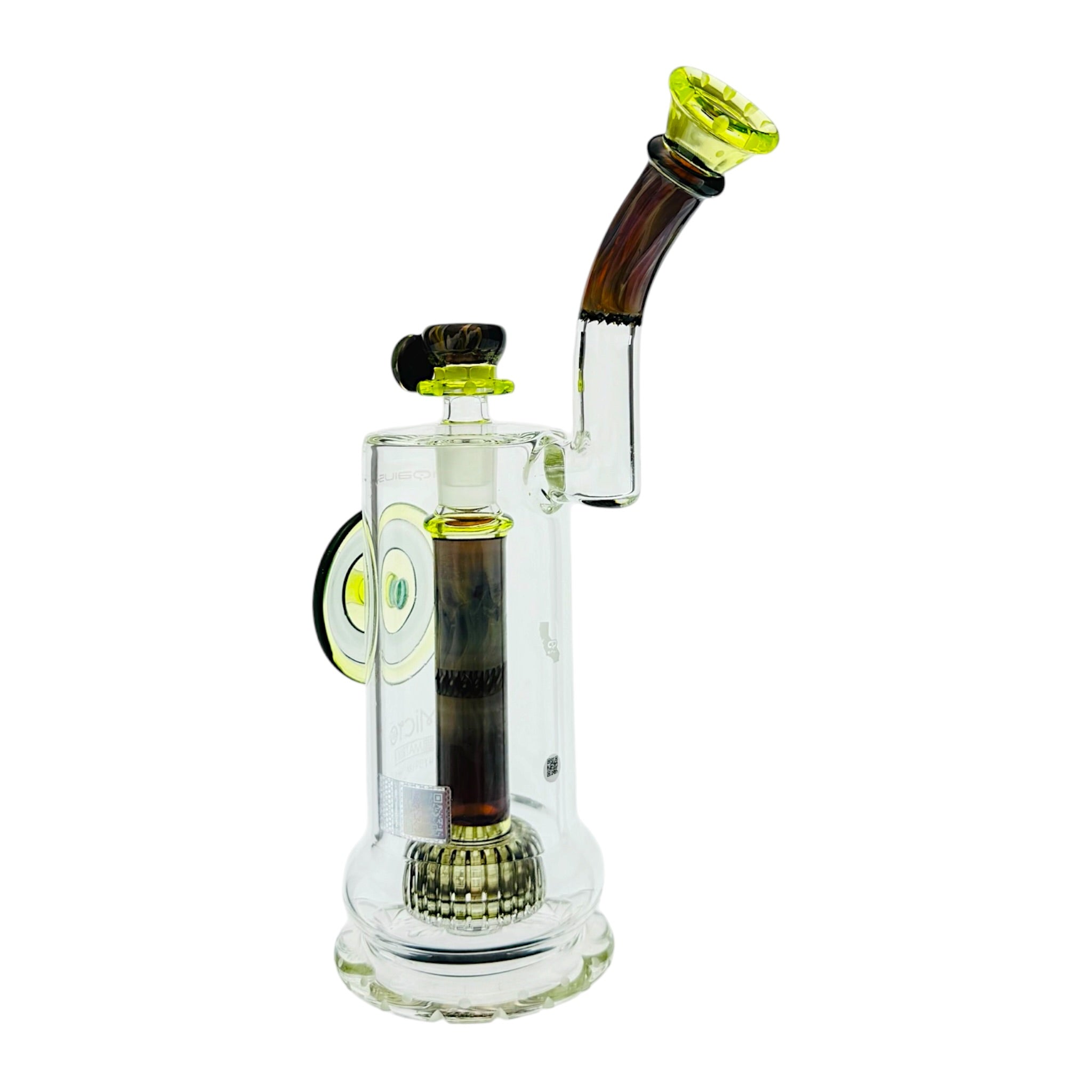 Custom Worked Mobius Glass Micro Matrix Perc Bubbler V3 - Hybrid Series 2026