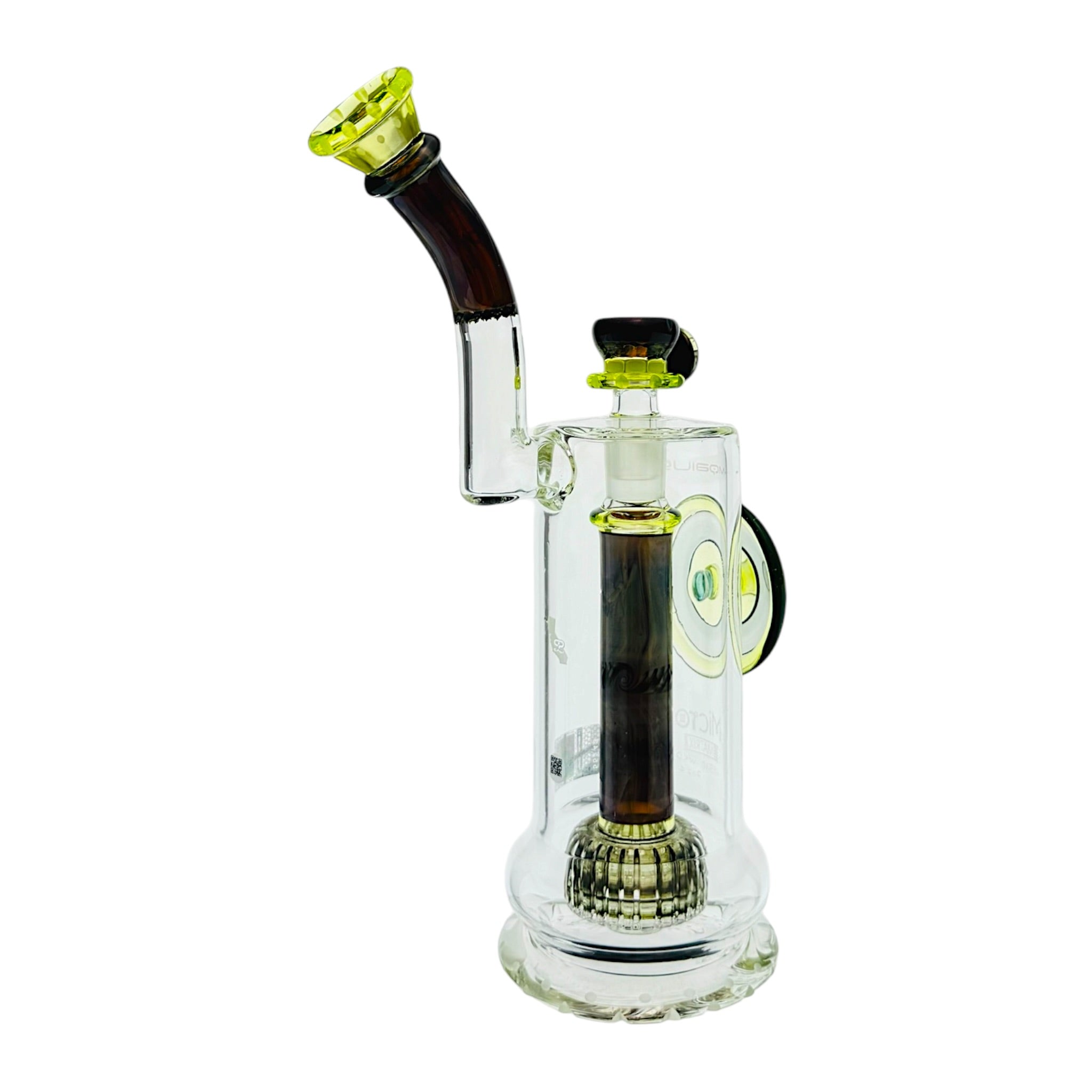 Custom Worked Mobius Glass Micro Matrix Perc Bubbler V3 - Hybrid Series 2026