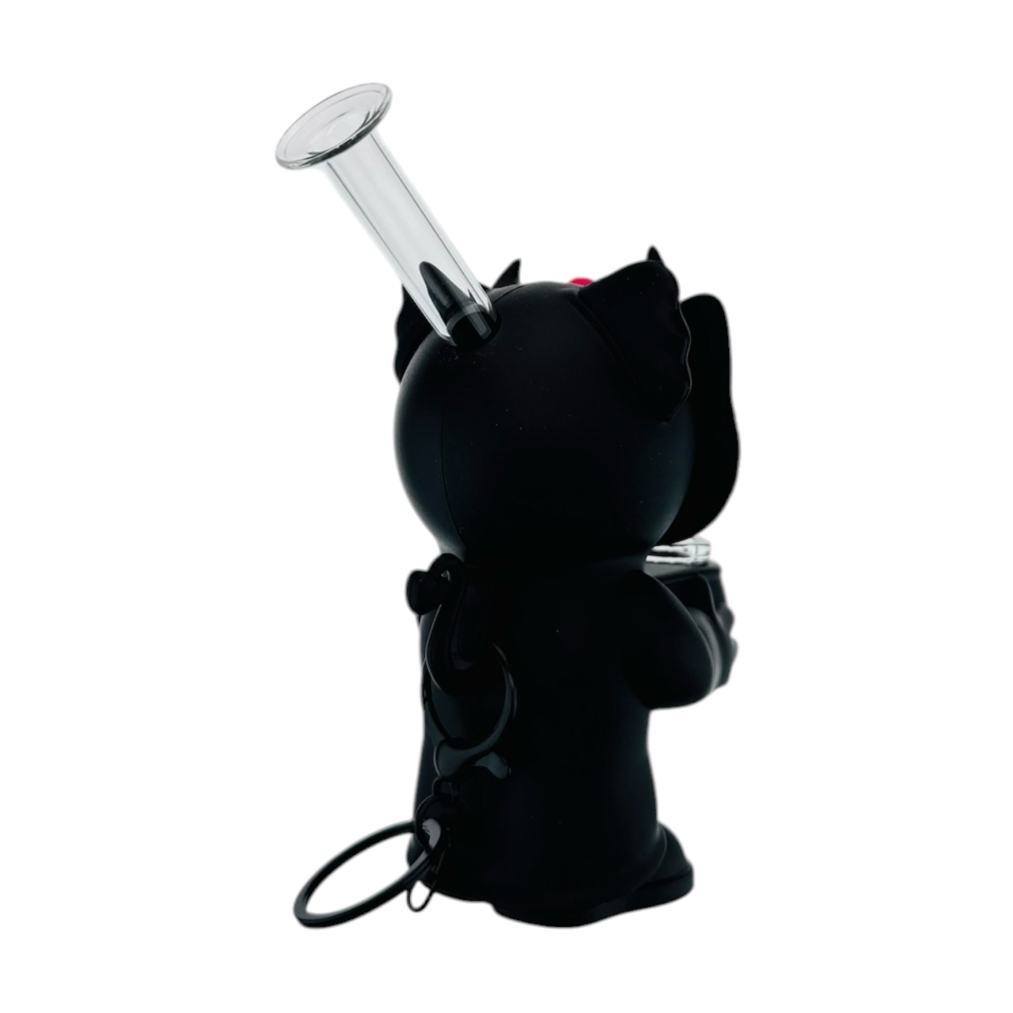 Devil Kitty Silicone Rubber water pipe Bong Black