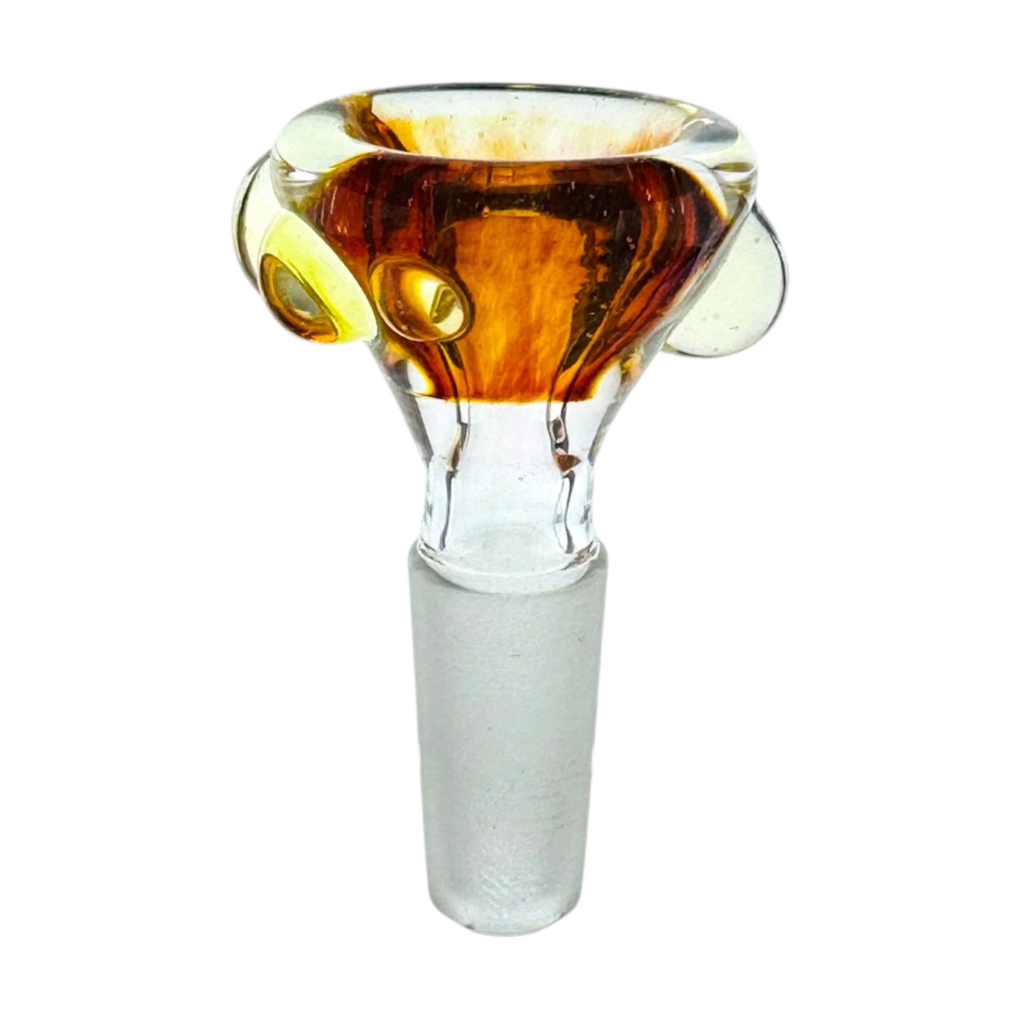 Arko Glass water pipe bowl 10mm Flower Bowl Alientech glass With Dots