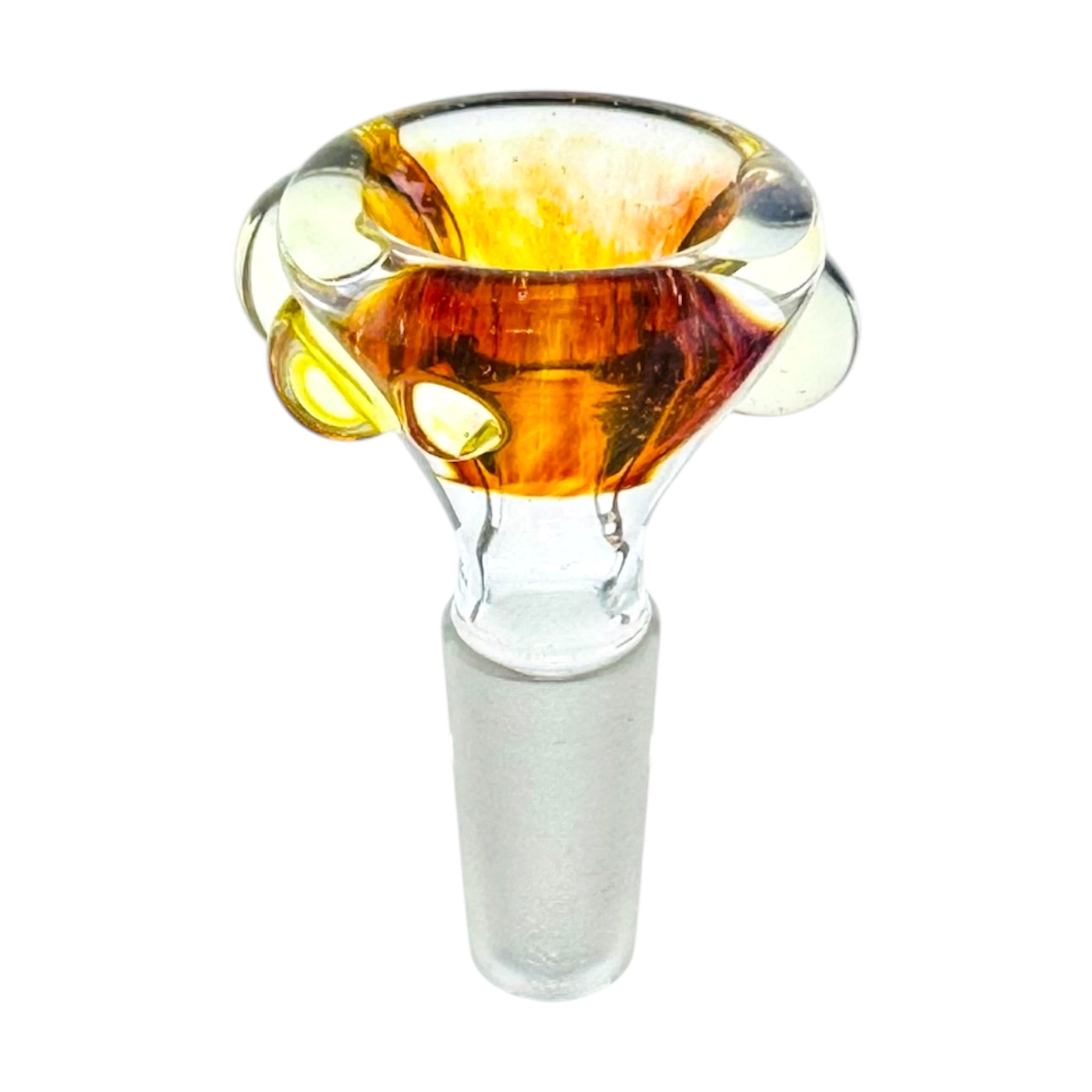 Arko Glass water pipe bowl 10mm Flower Bowl Alientech glass With Dots