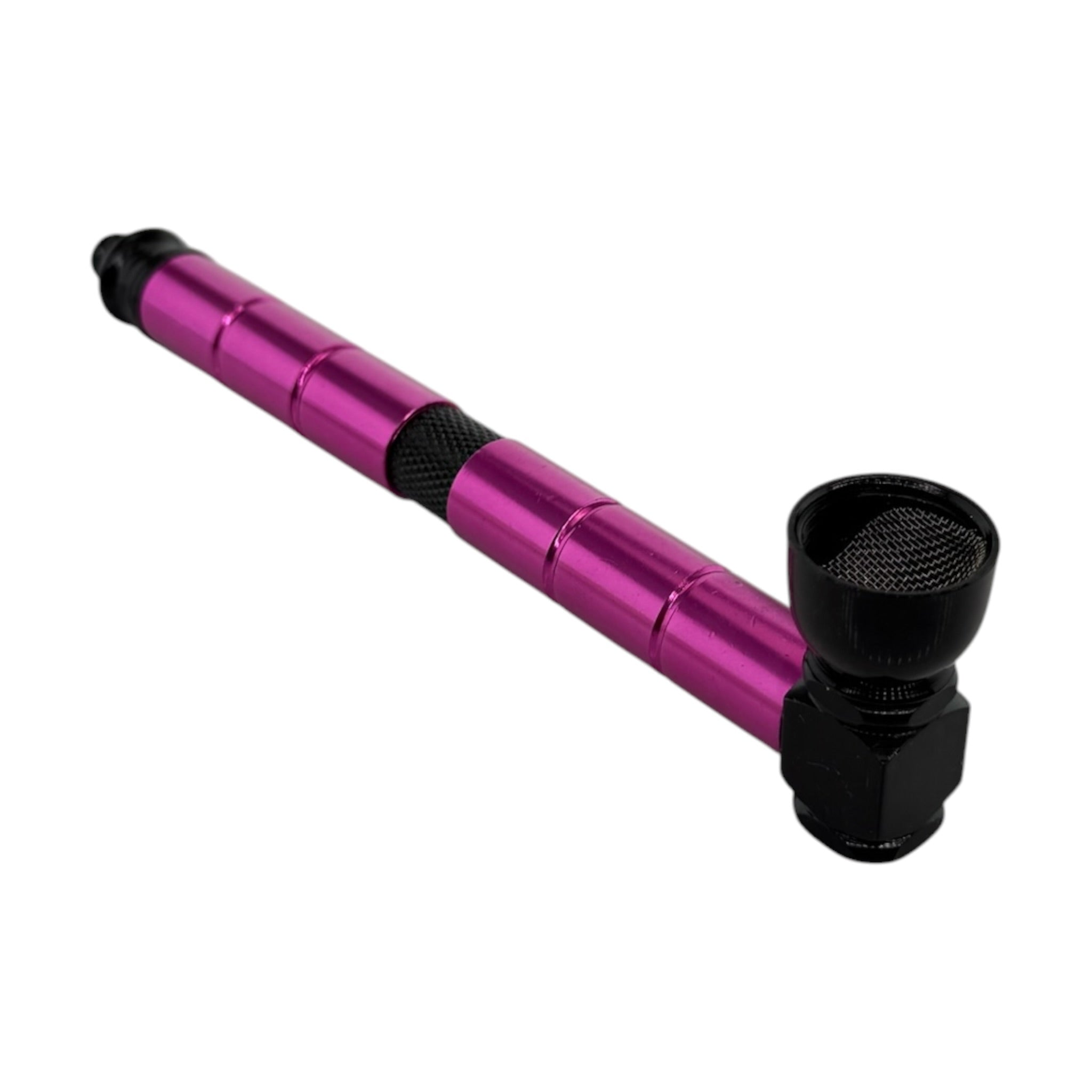 Pink And Black Long Stem Aluminum Metal Pipe
