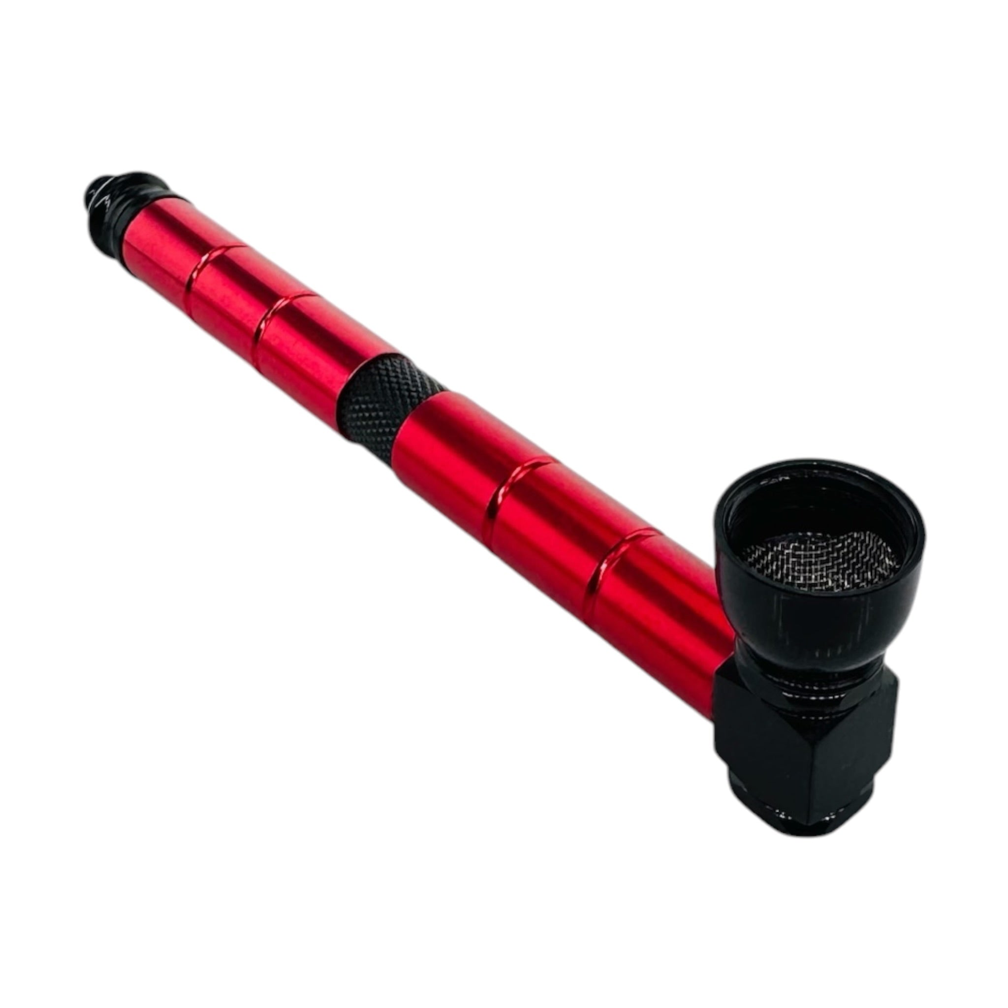 Red And Black Long Stem Aluminum Metal Pipe