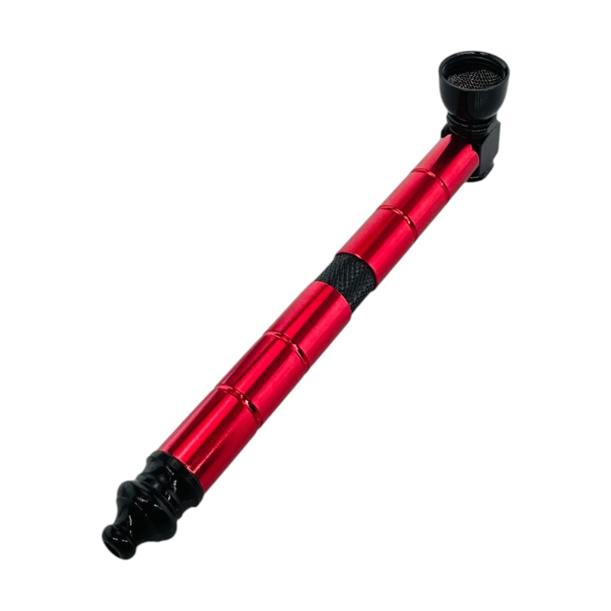 Red And Black Long Stem Aluminum Metal Pipe