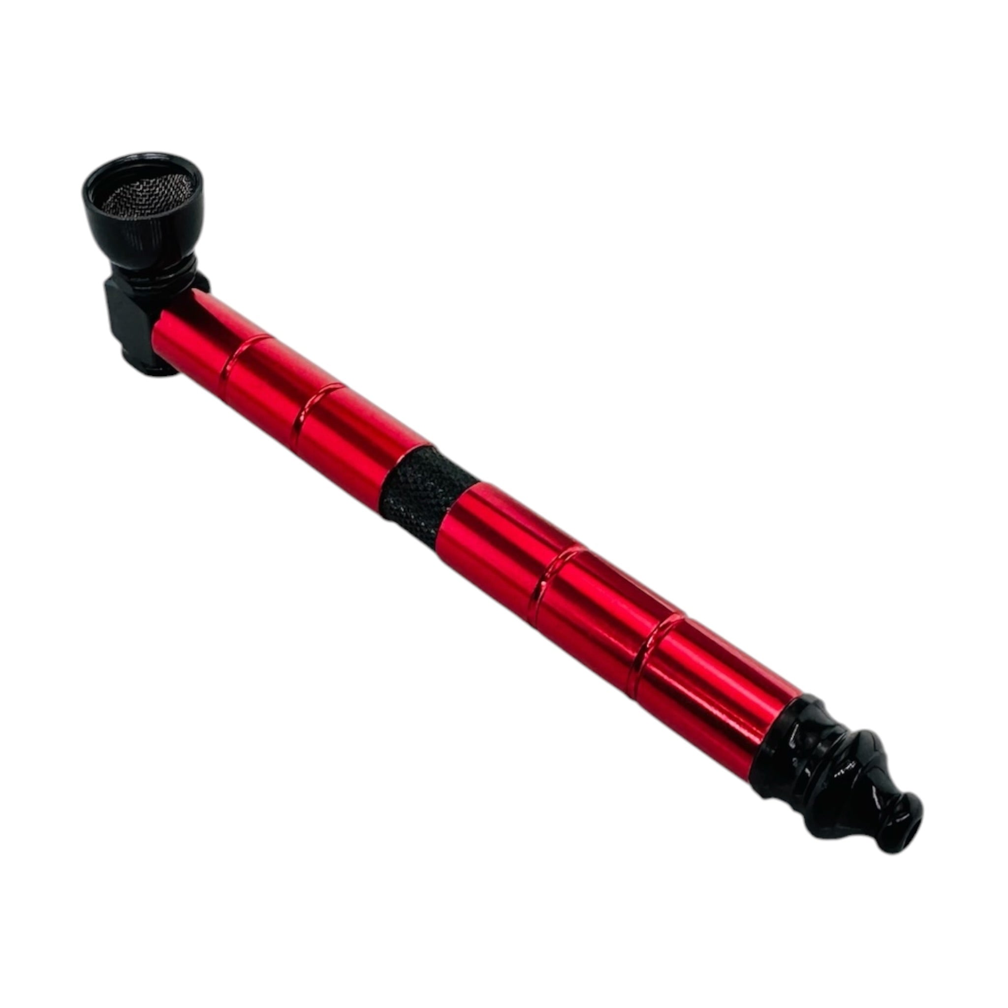 Red And Black Long Stem Aluminum Metal Pipe
