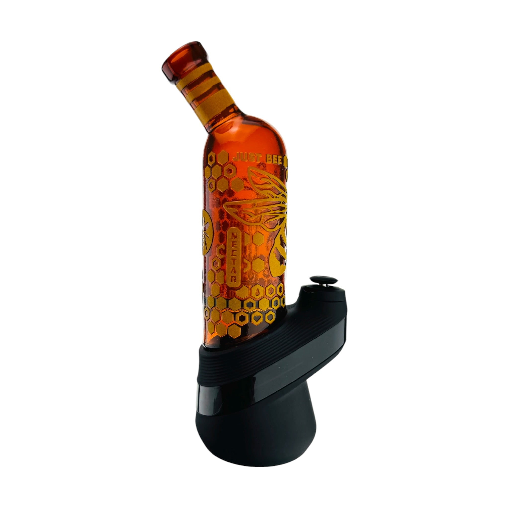 Milkyway Glass Honey Bee Glass Water Pipe Attachment For Puffco Peak