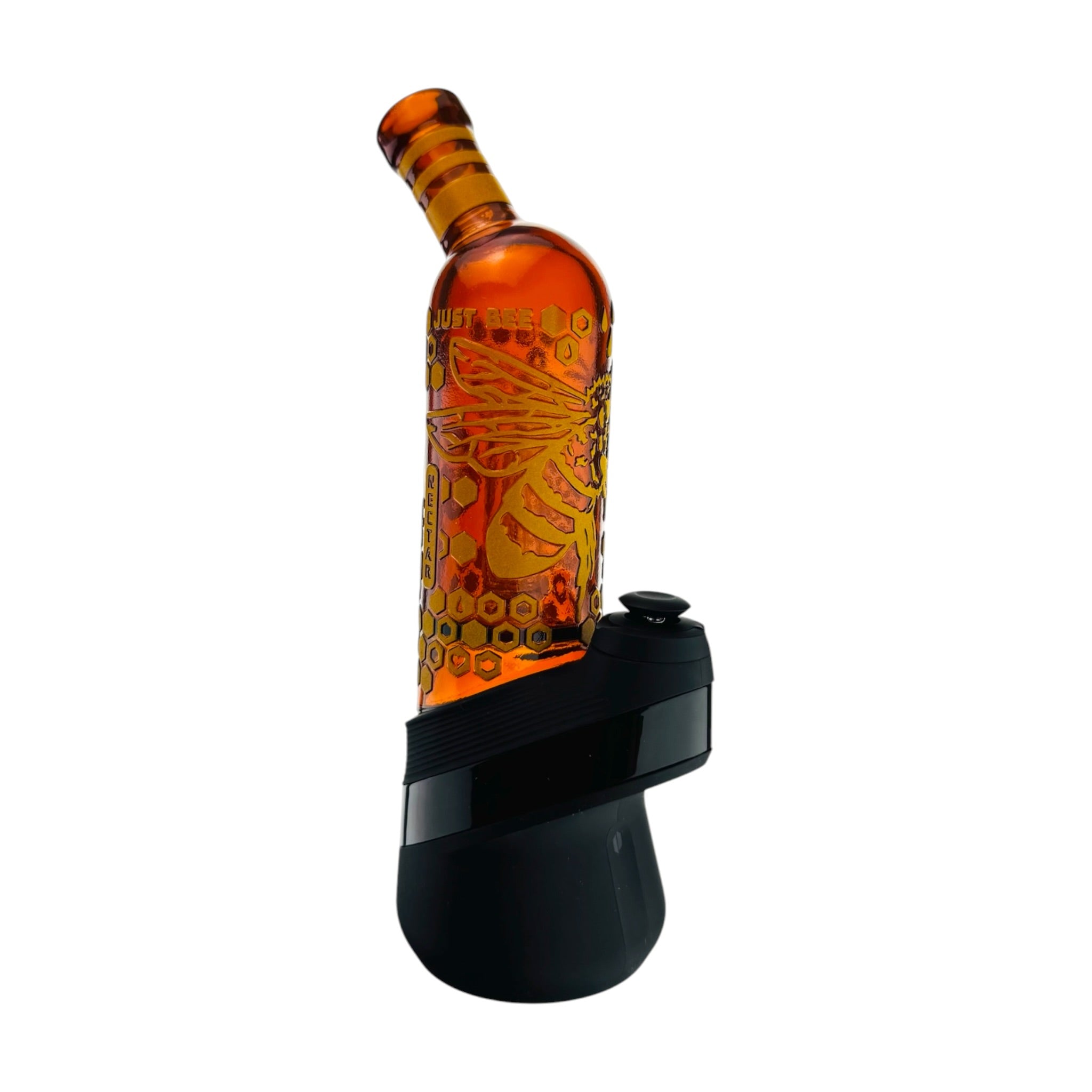 Milkyway Glass Honey Bee Glass Water Pipe Attachment For Puffco Peak