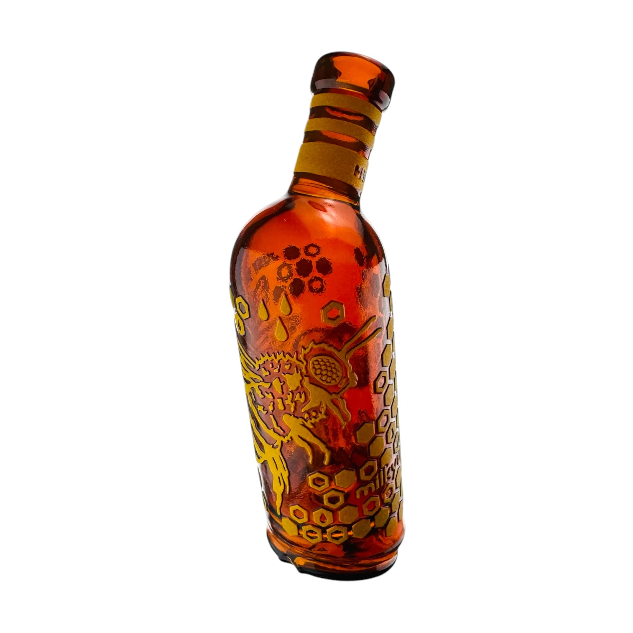 Milkyway Glass Honey Bee Glass Water Pipe Attachment For Puffco Peak