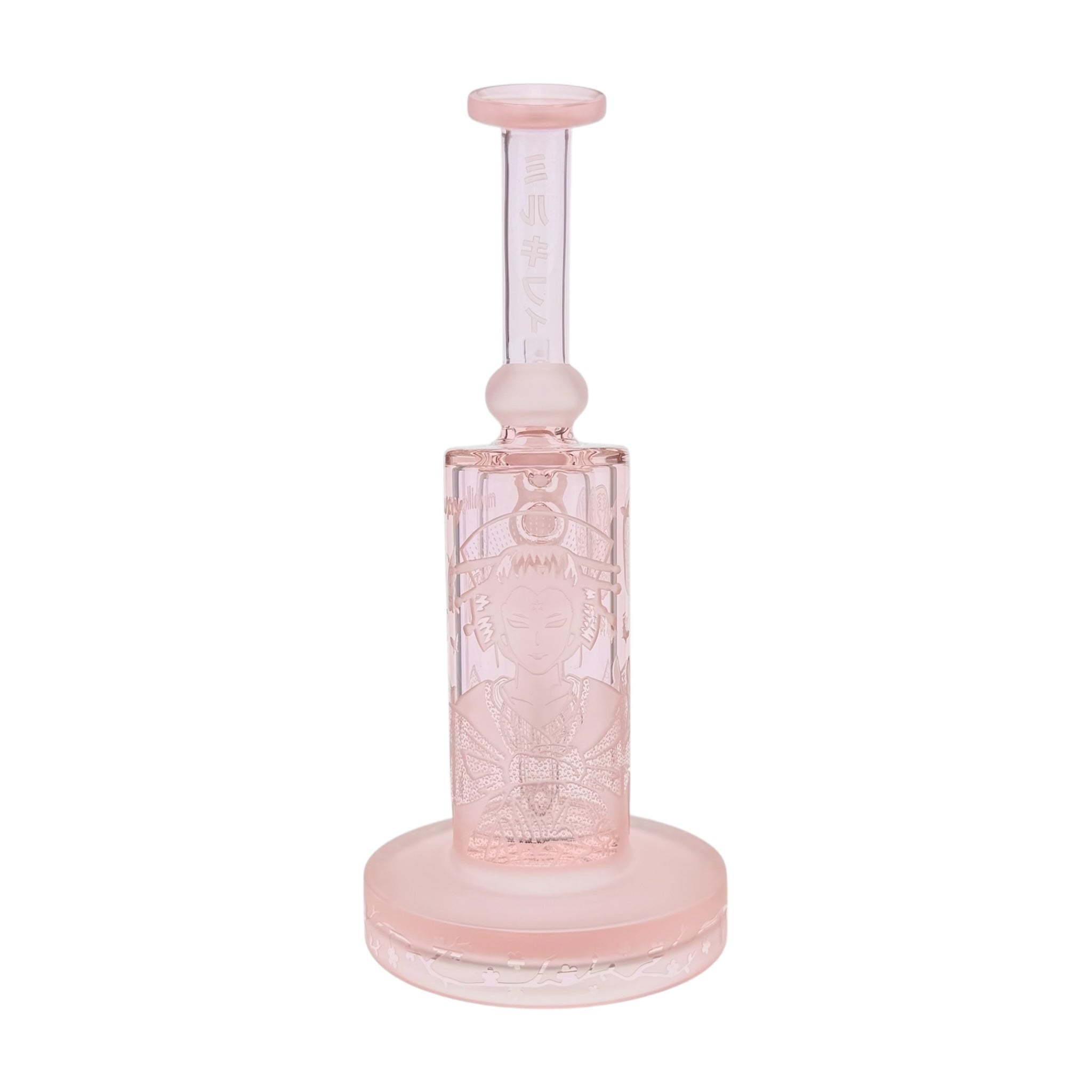 Milkyway Glass-Kabuki Recycler Dab Rig-Pink