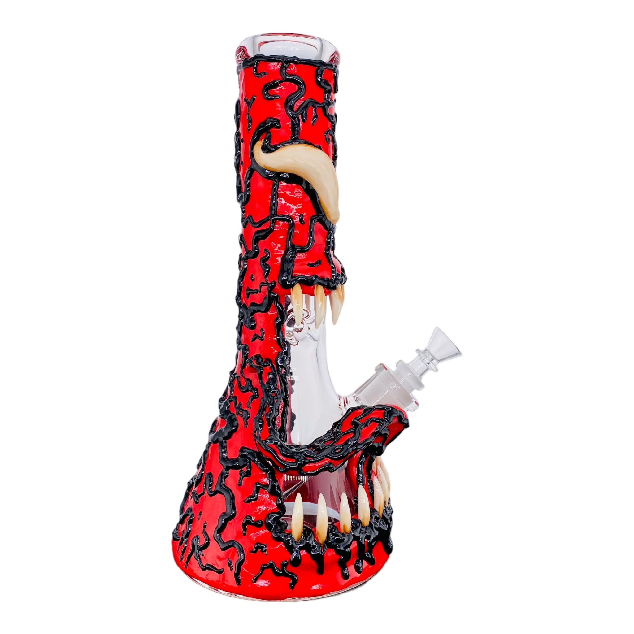 girly goth cute bong with red color 