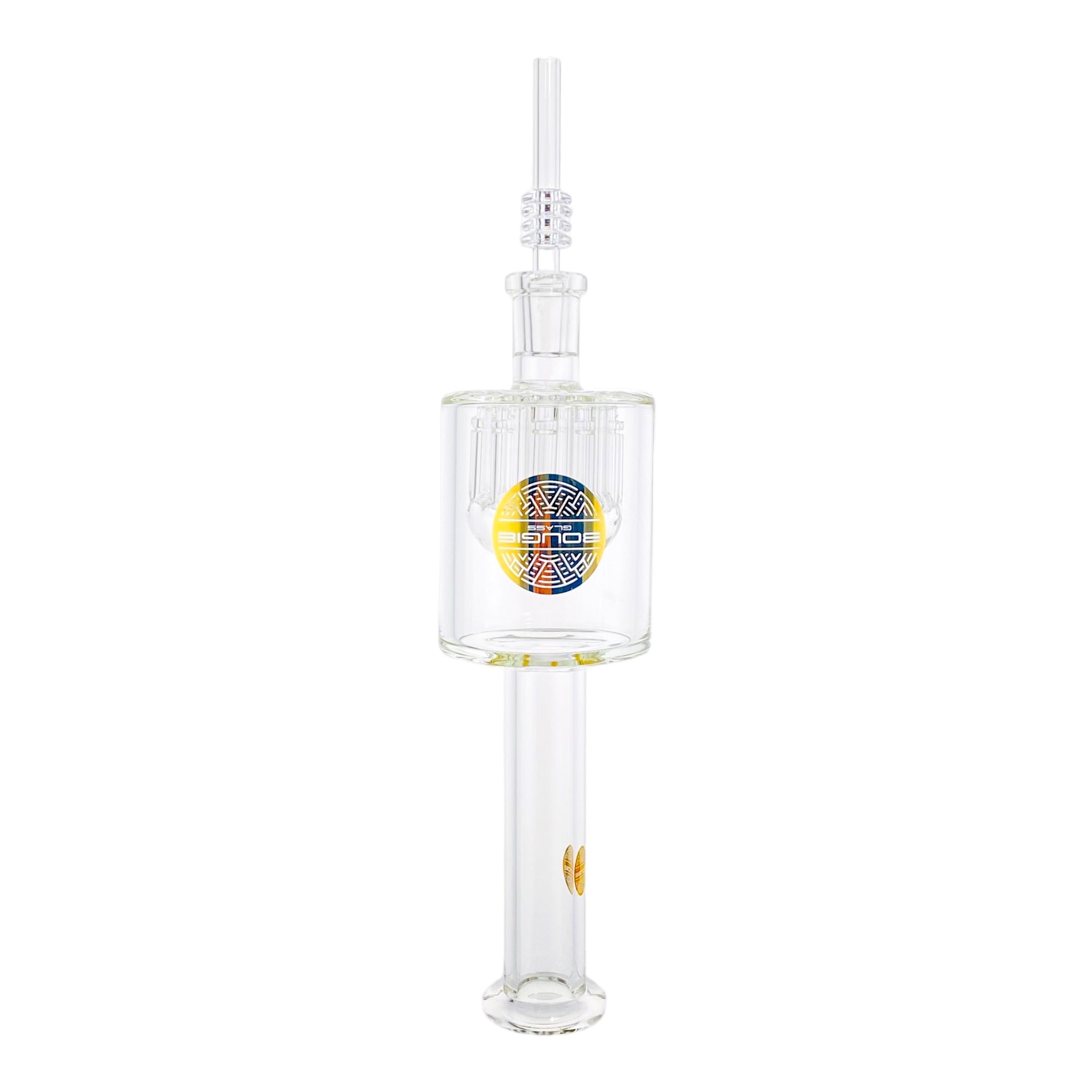 Bougie Glass - Large Nectar Collector With 12 Arm Tree Perc - Clear