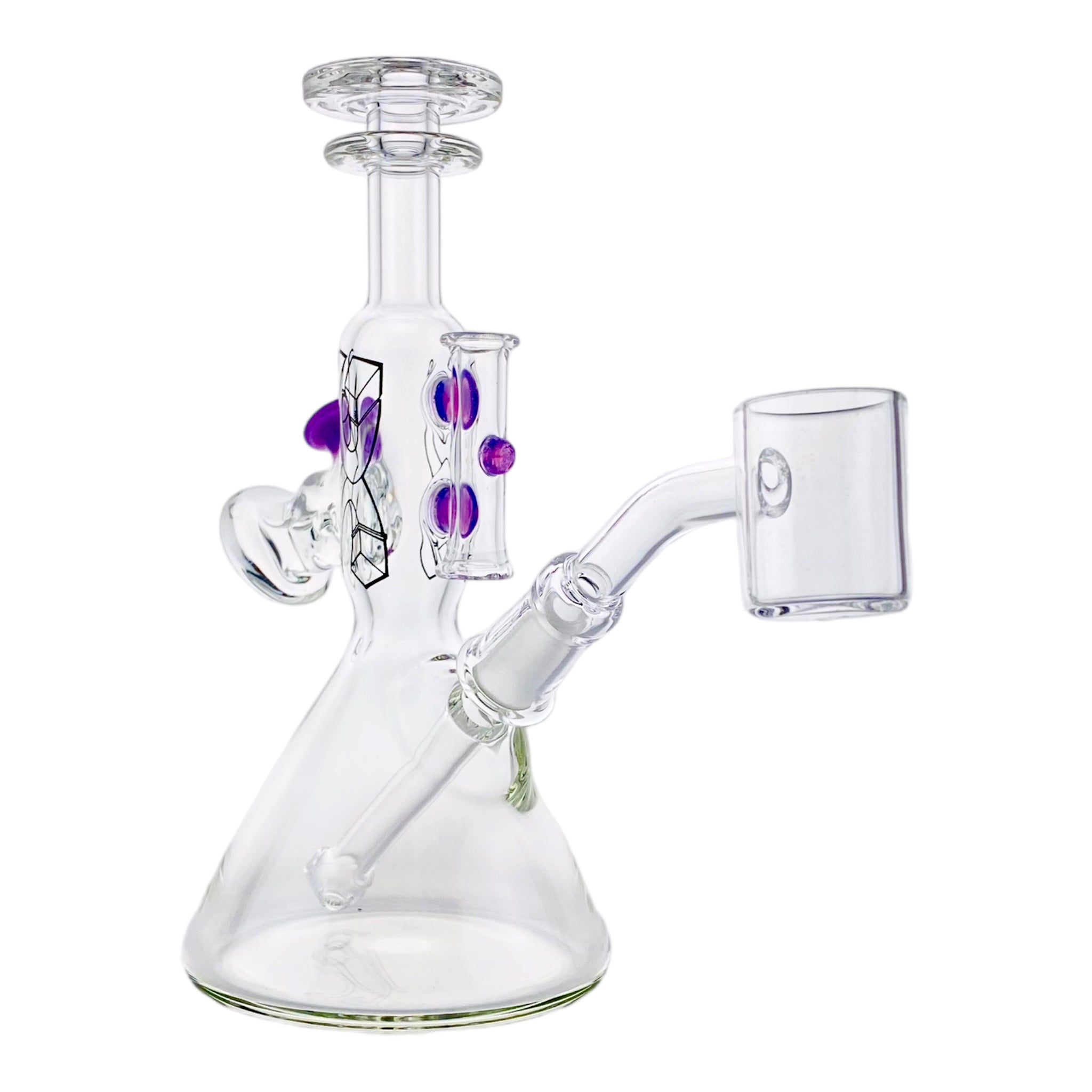 Darby Creations - Small Clear Ray Gun Dab Rig