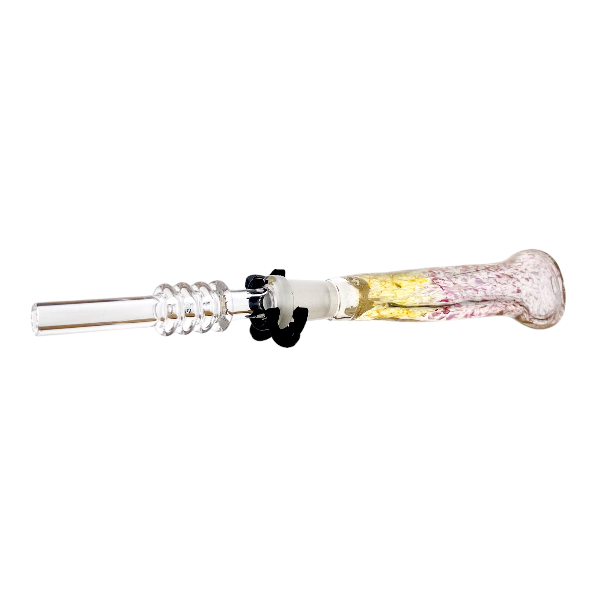 10mm Nectar Collector - Color Changing Fuming Inside Out With 10mm Quartz Tip