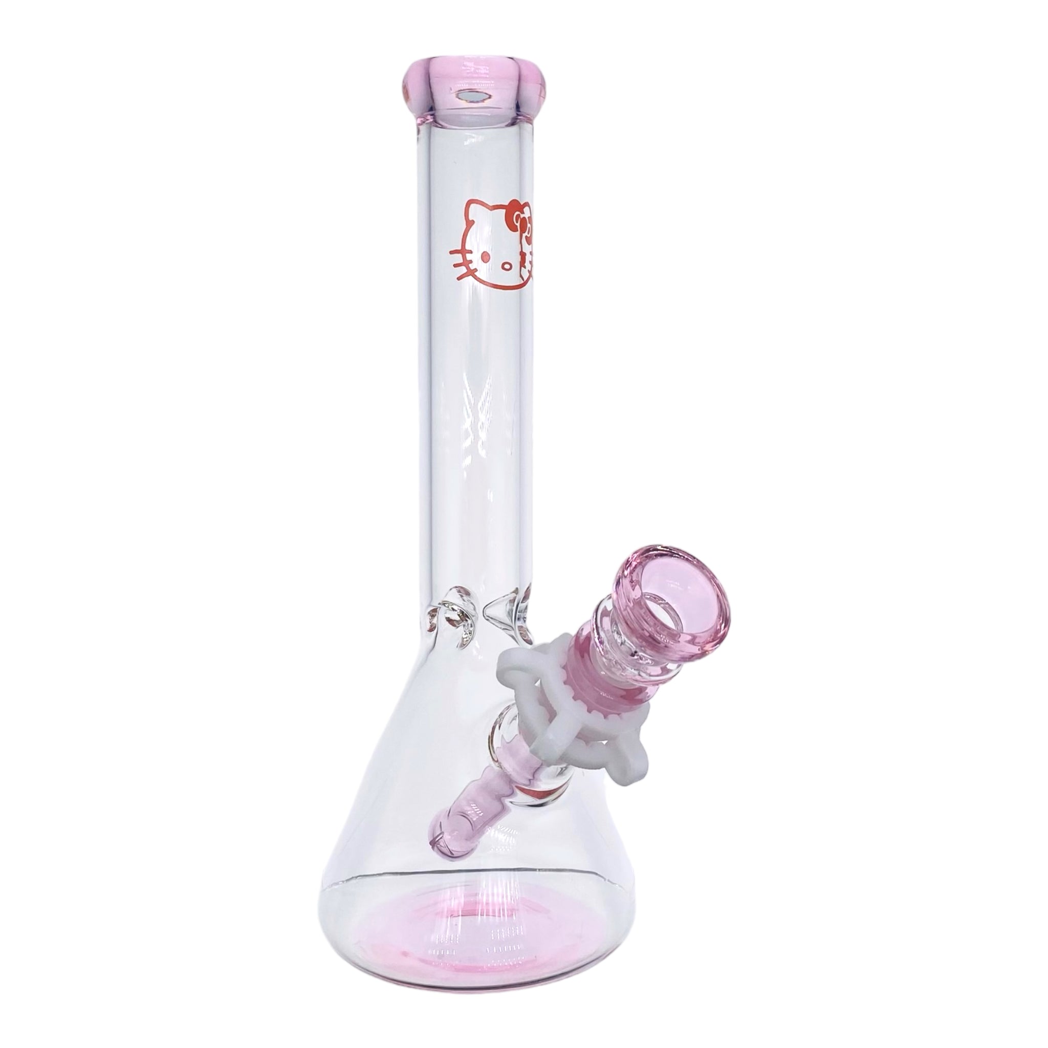 cute 10 Inch Pink Hello Kitty Beaker Bong