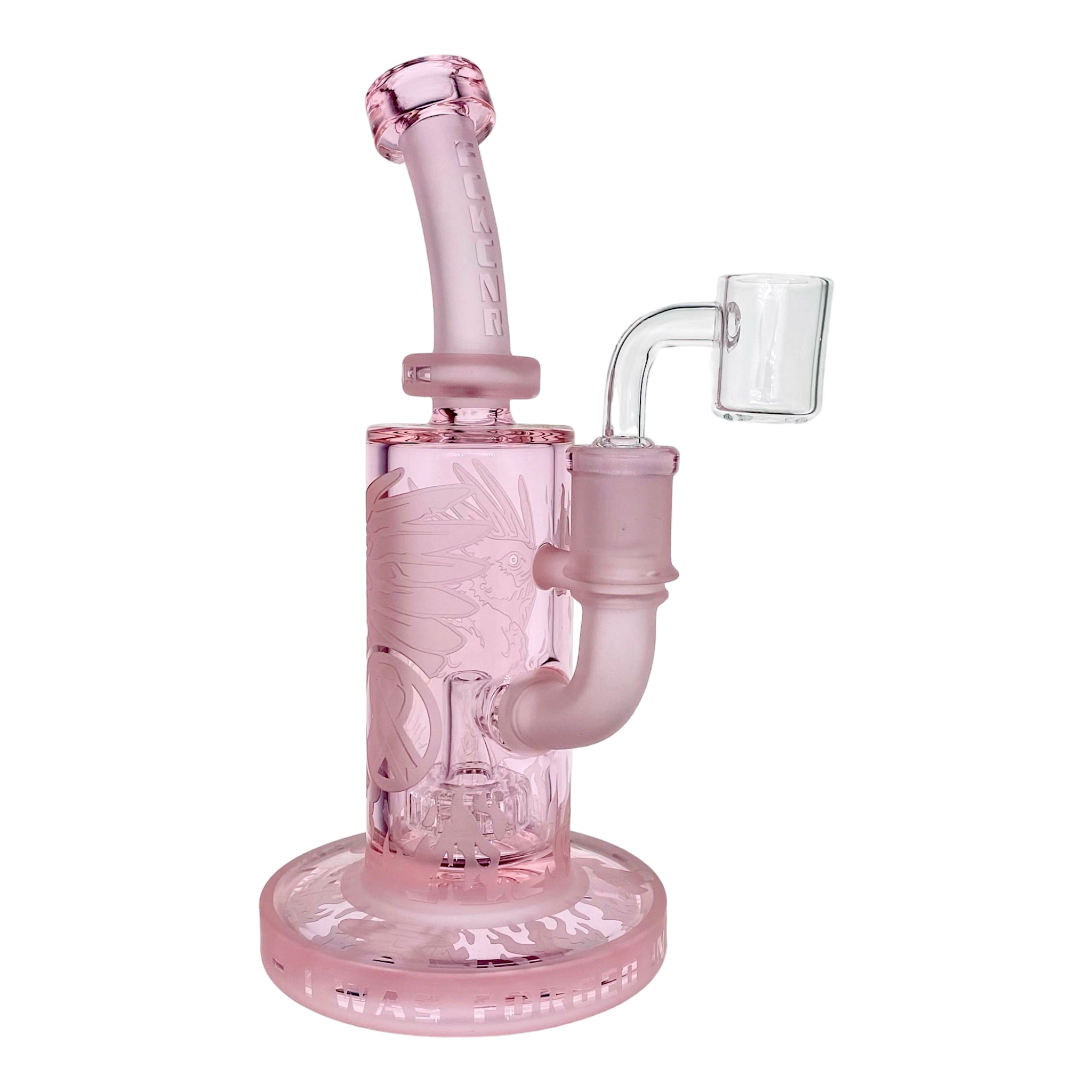 Milkyway Glass Pink Phoenix Forged in Fire Dab Rig