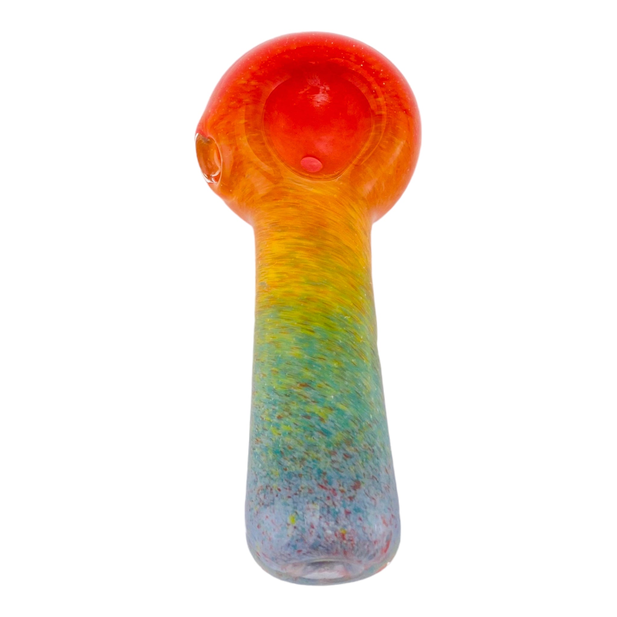 Small Inside Out Rainbow Fade Glass Hand Pipe