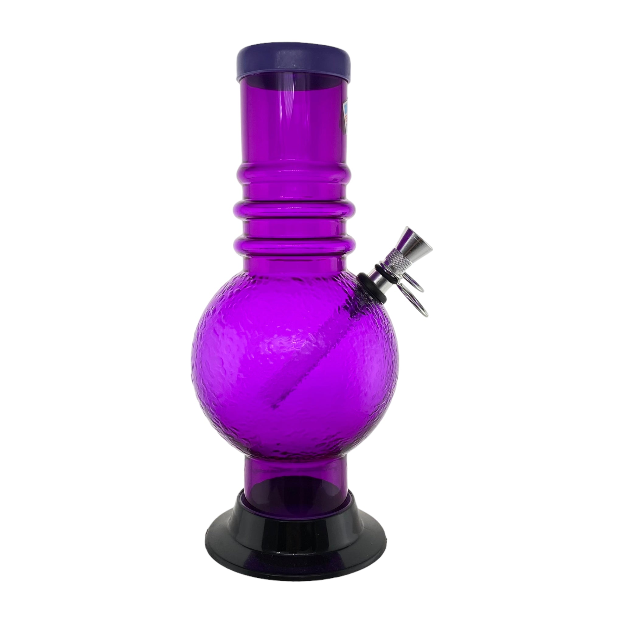 Acrylic Plastic Pull Bowl Bong Bubble 9 Inches - Purple