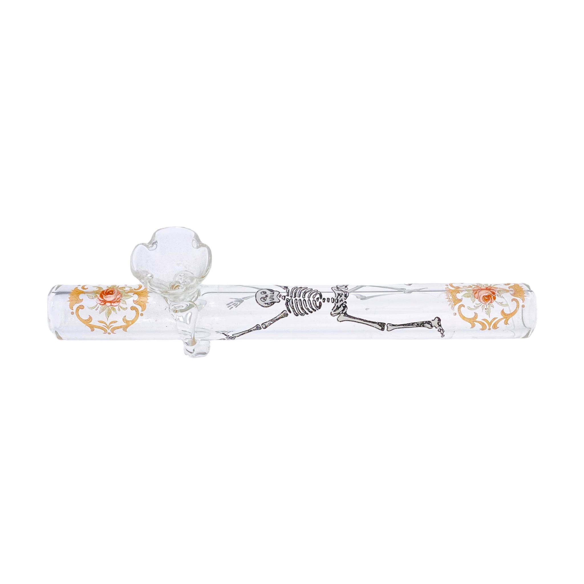 Clear Steamroller With Dancing Skeleton