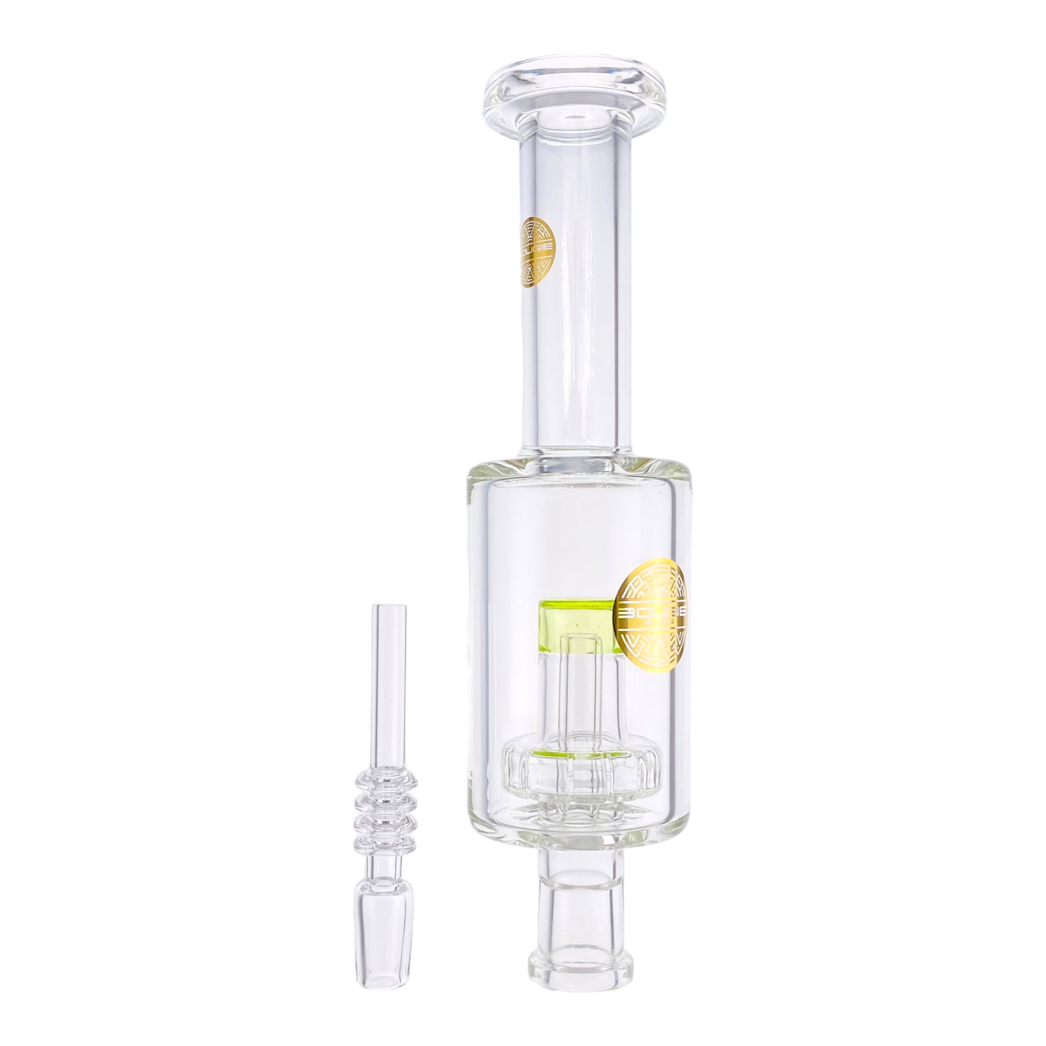 Bougie Glass - Green Nectar Collector With Bell Perc