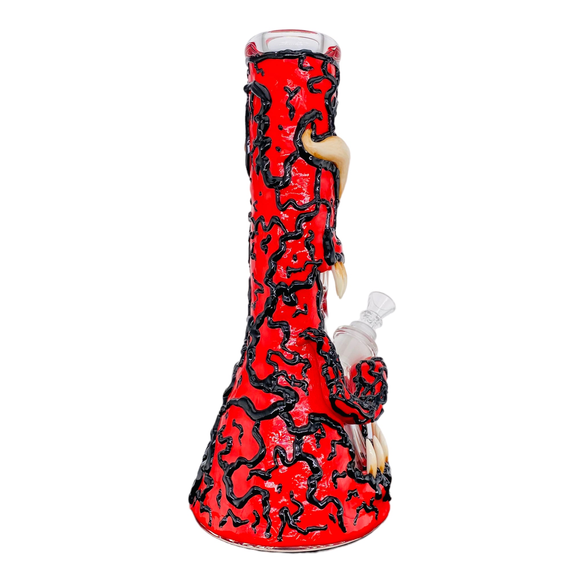 girly goth cute bong with red color 