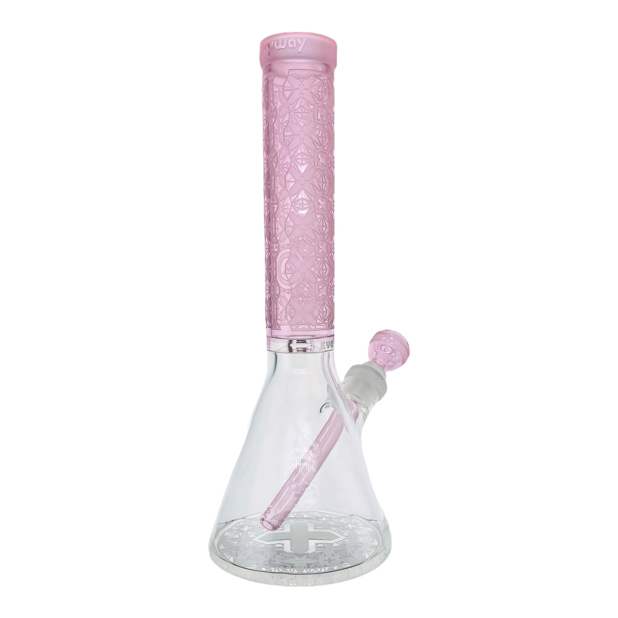 Milkyway Glass - X-Morphic EVO 14″ Pink Beaker Bong