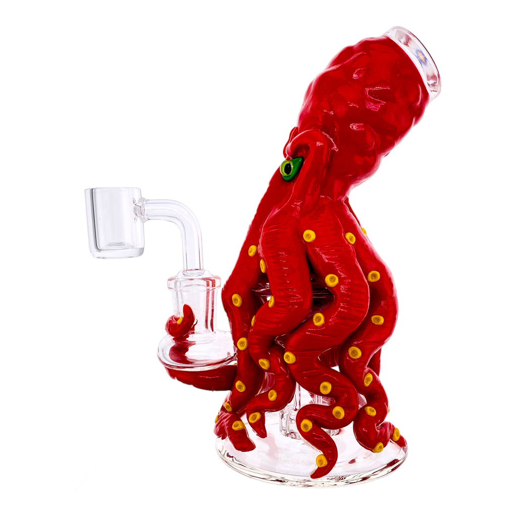 Red Dab Rig Red Octopus Monster Small Dab Rig