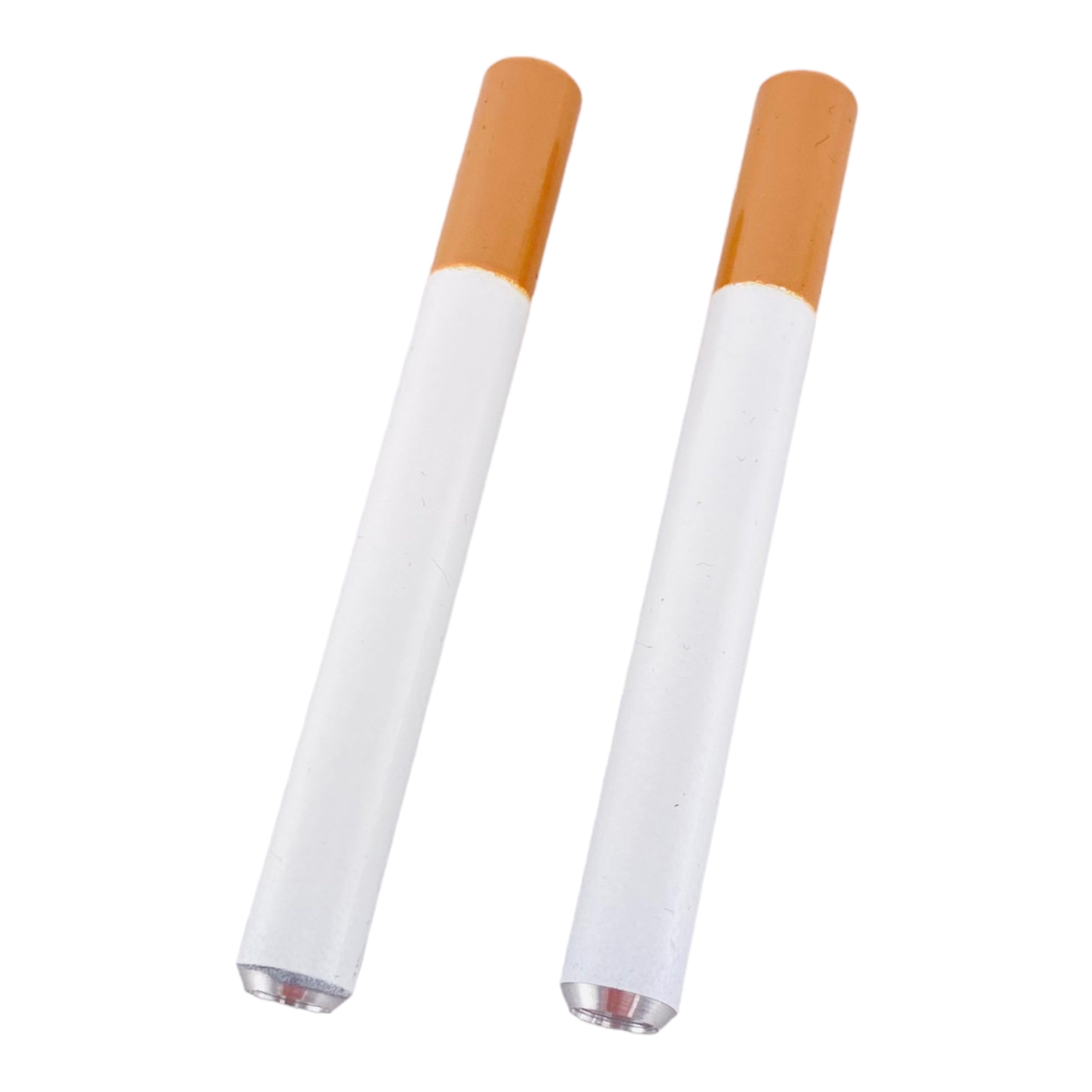 Large Metal Cigarette One Hitter Chillum - 2ct