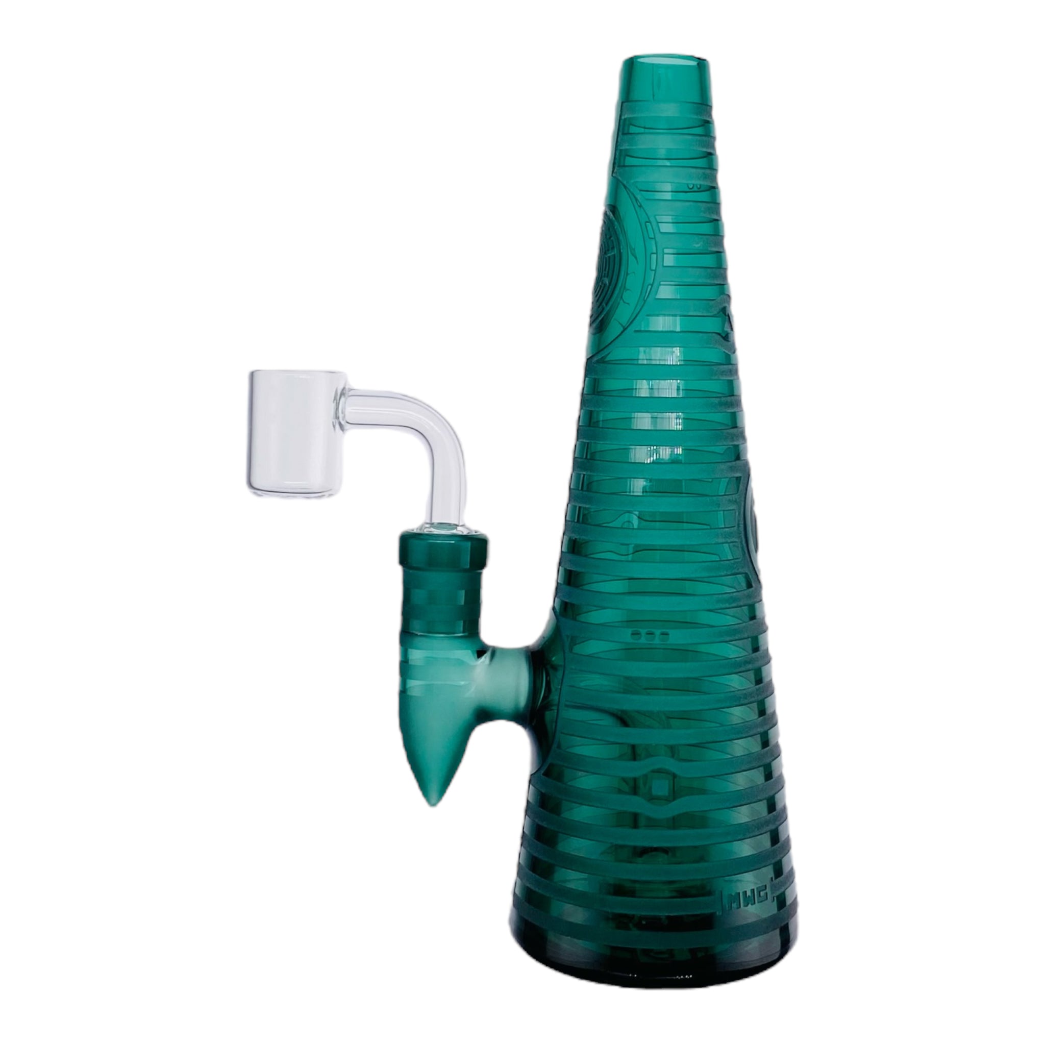 Milkyway Glass - Oculus 8″ Dab Rig - Green