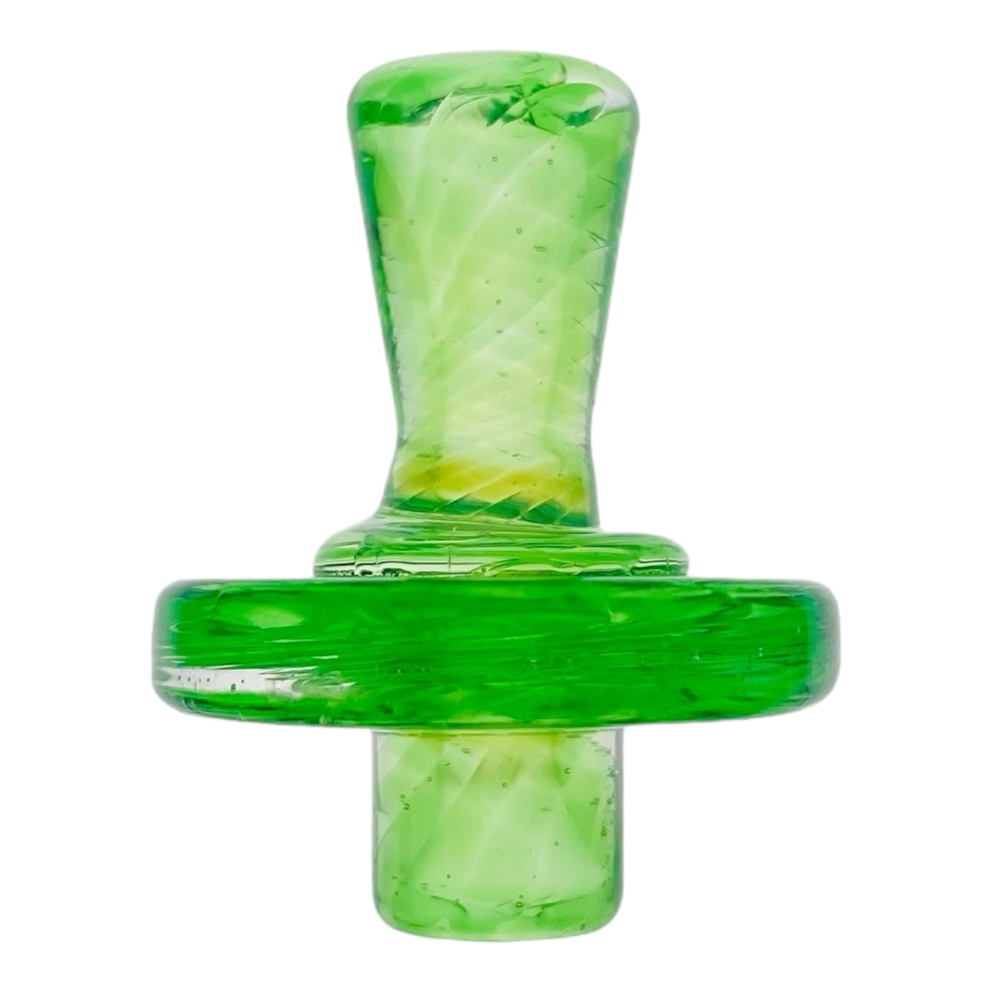 Green Twist Carb Cap For Tower Quartz Bangers