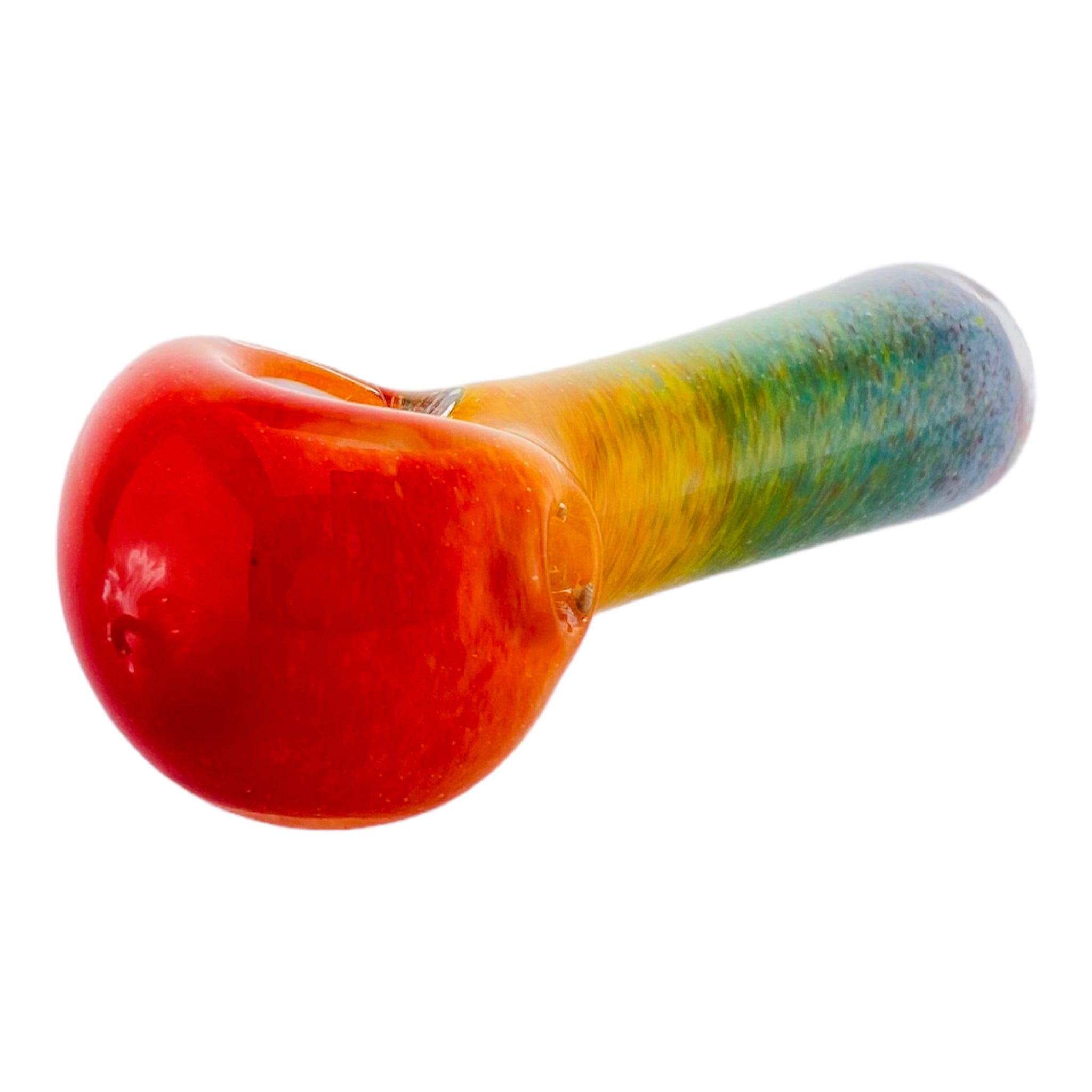 Small Inside Out Rainbow Fade Glass Hand Pipe