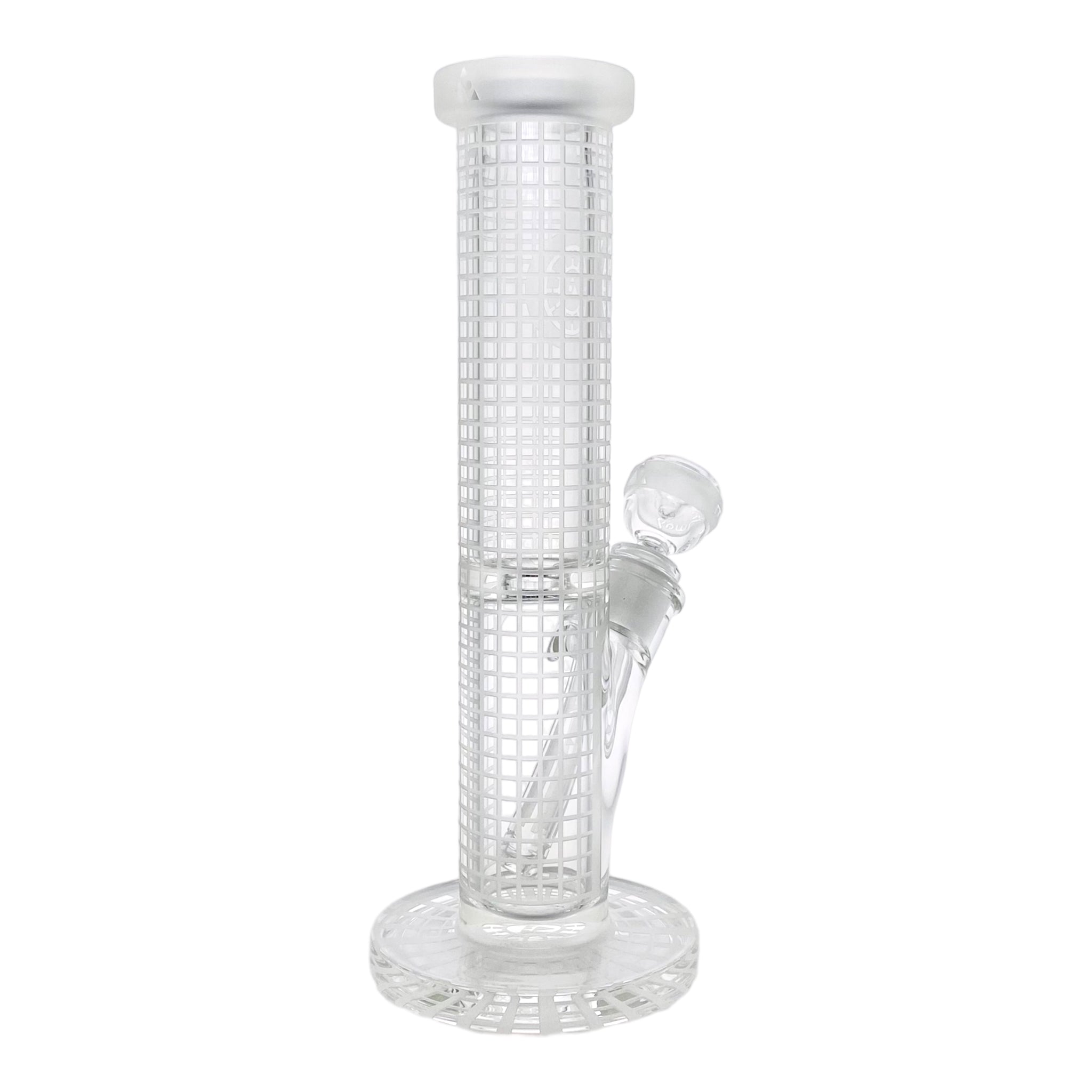 Milkyway Glass 12 Inch "Squared" Straight Tube Glass Bong