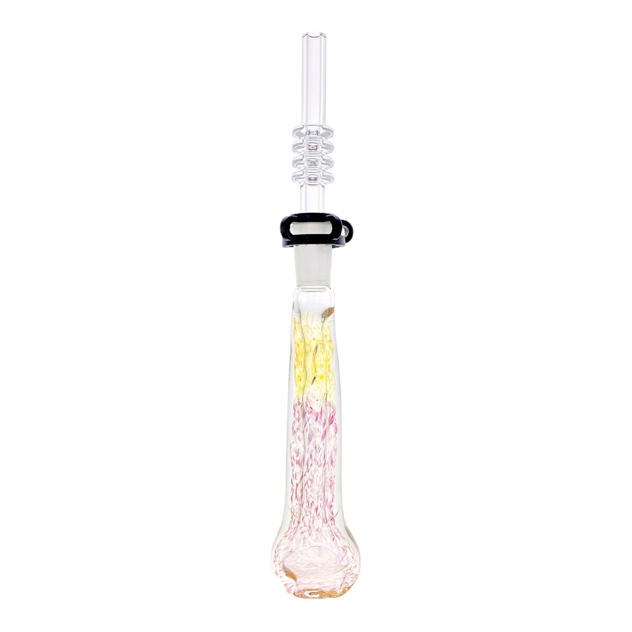 10mm Nectar Collector - Color Changing Fuming Inside Out With 10mm Quartz Tip