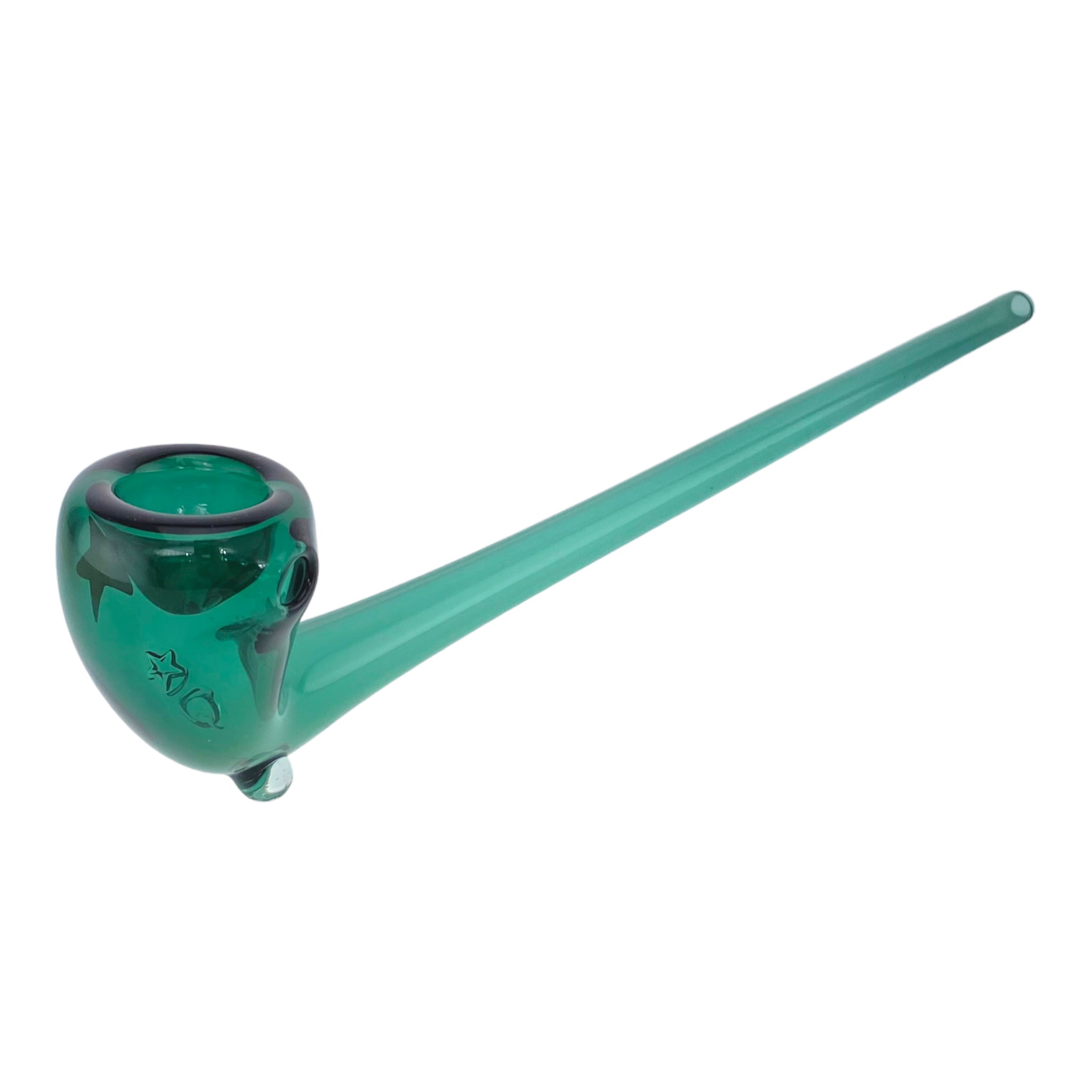 Original Glass Gandalf 10 Inch Dark Green Sherlock Pipe