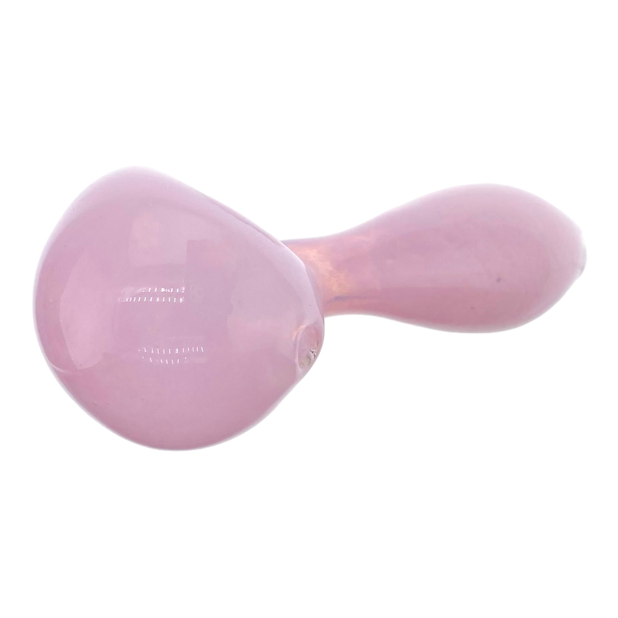 cute and girly Small Pastel Pink Glass Hand Pipe for sale