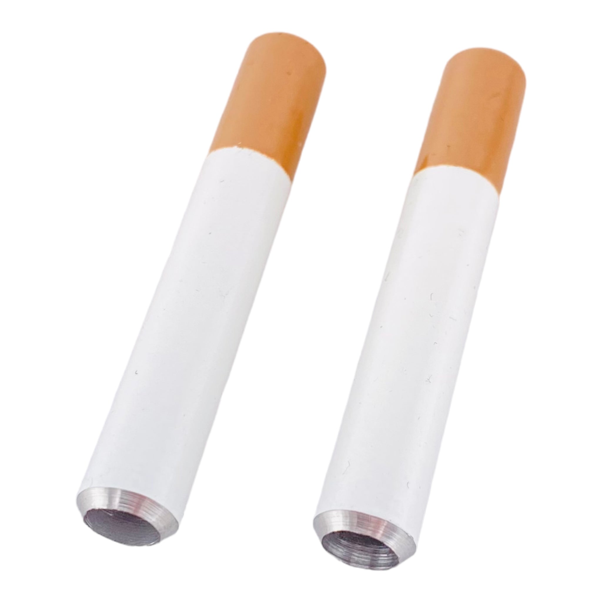 Small Metal Cigarette One Hitter Chillum - 2ct