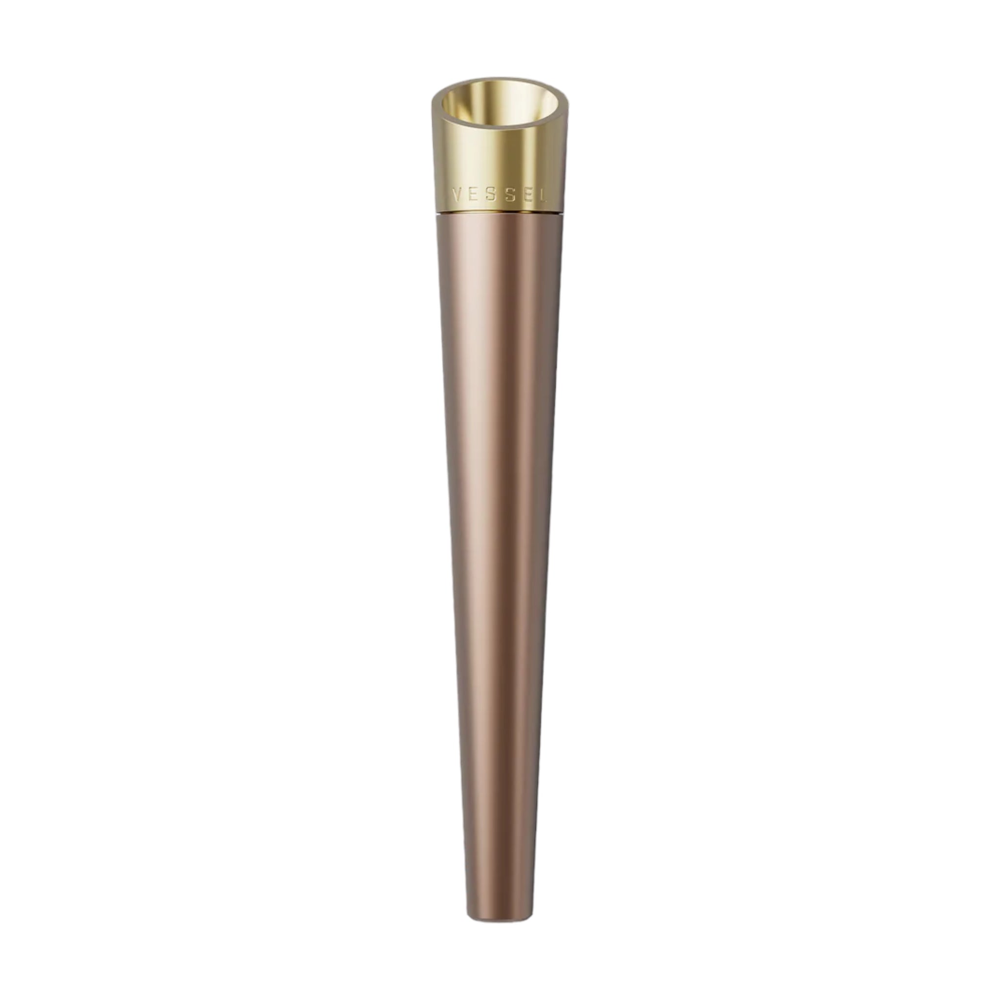 Vessel - Cone Helix Series Metal Hand Pipe Rose Gold