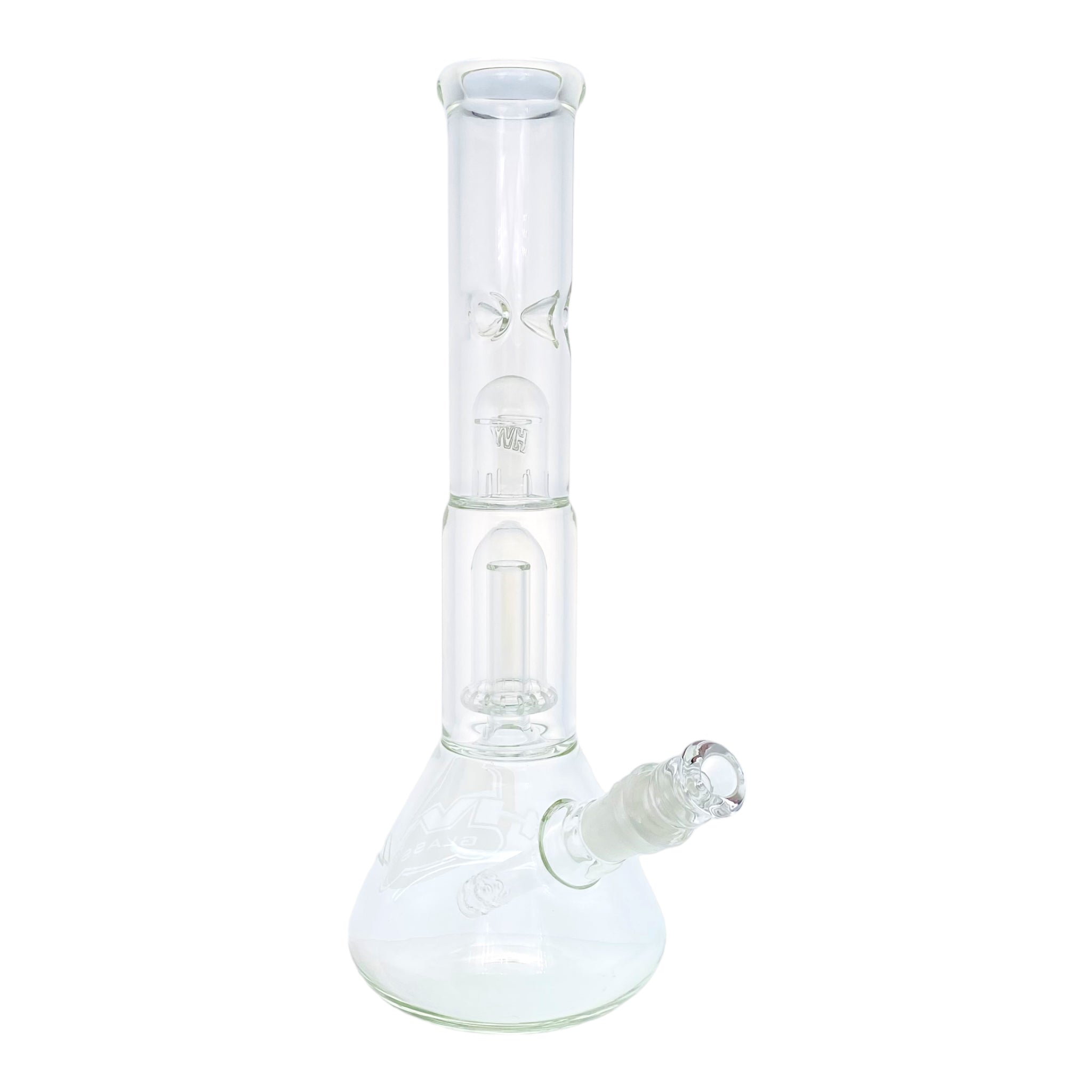 HVY Glass 13 Inch Clear Beaker With UFO Perc