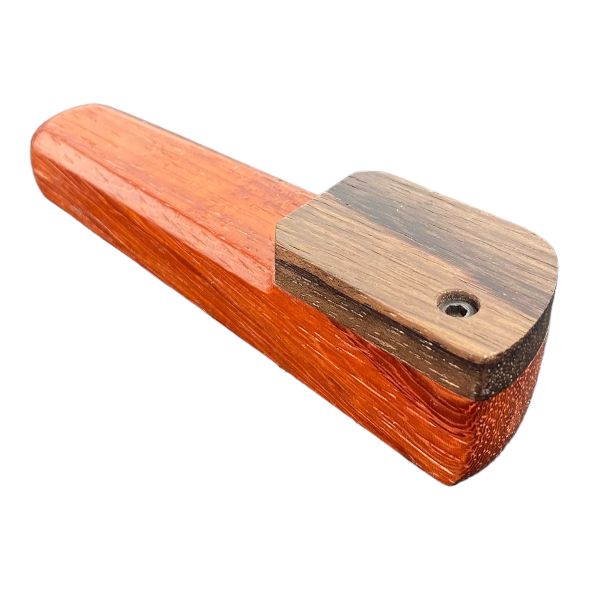 Wood Hand Pipe - Rectangle Wood Pipe With Swivel Lid