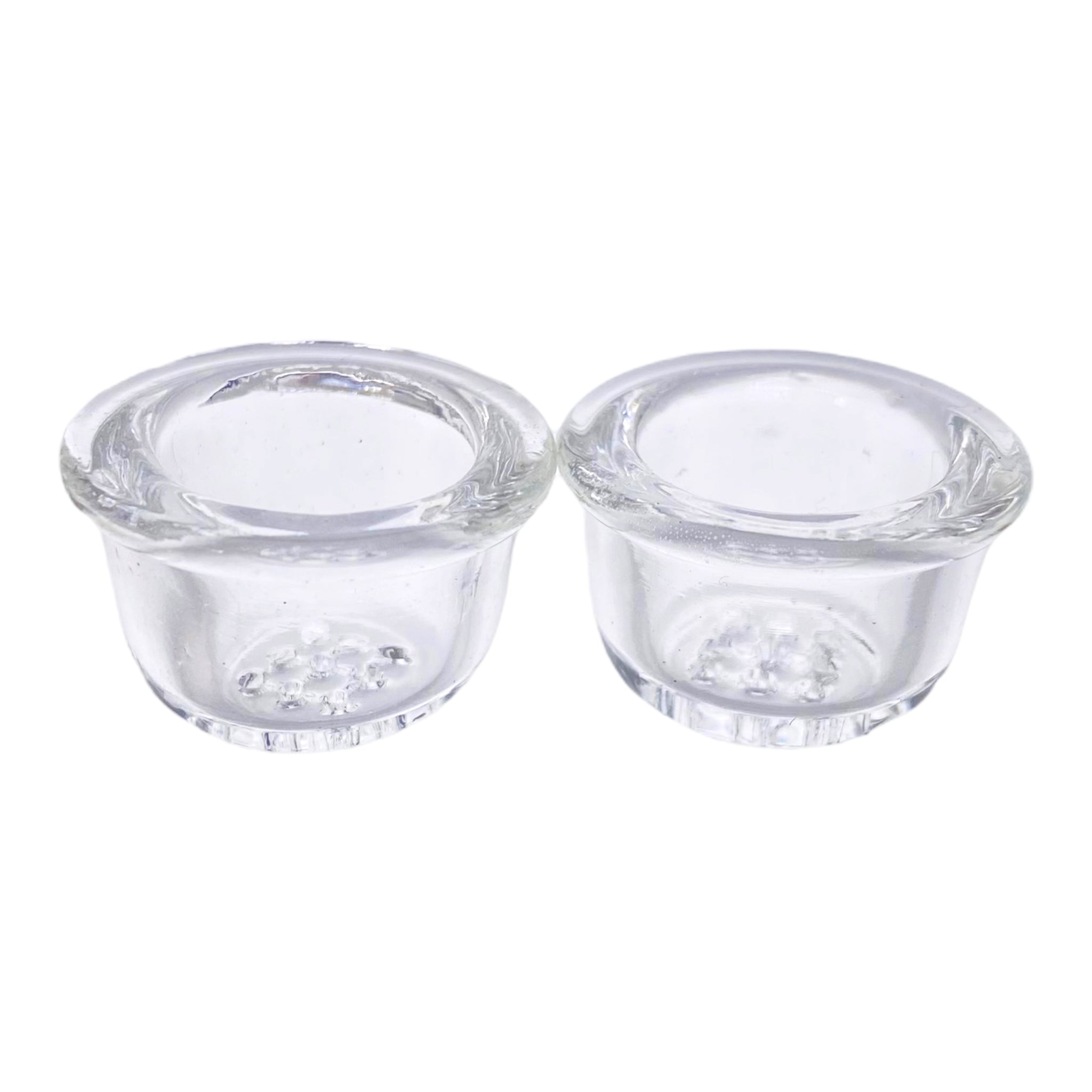 Replacement Multi Hole Glass Bowl For Silicone Hand Pipes - 2ct