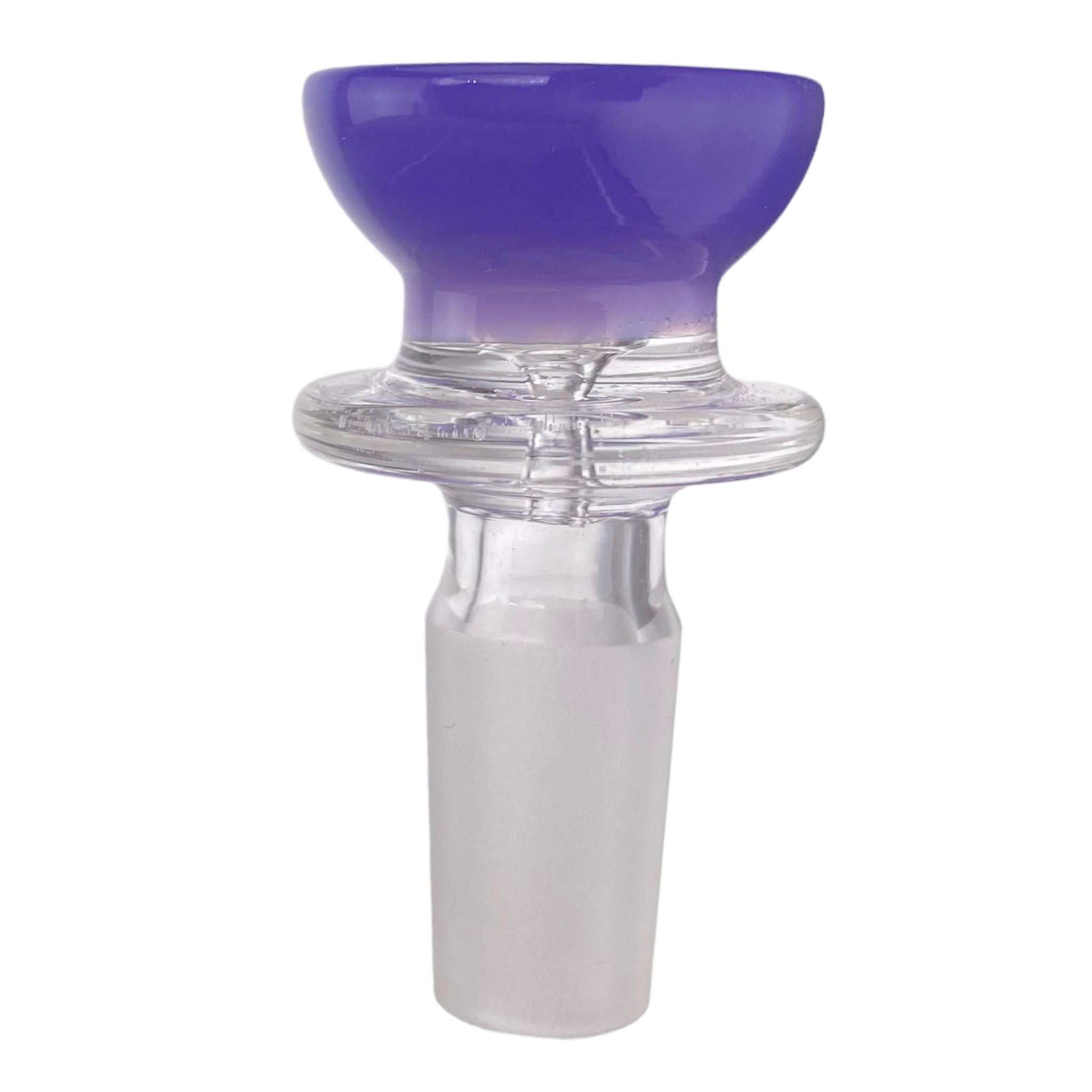 14mm Flower Bowl - Purple Wide Cup Bong Bowl