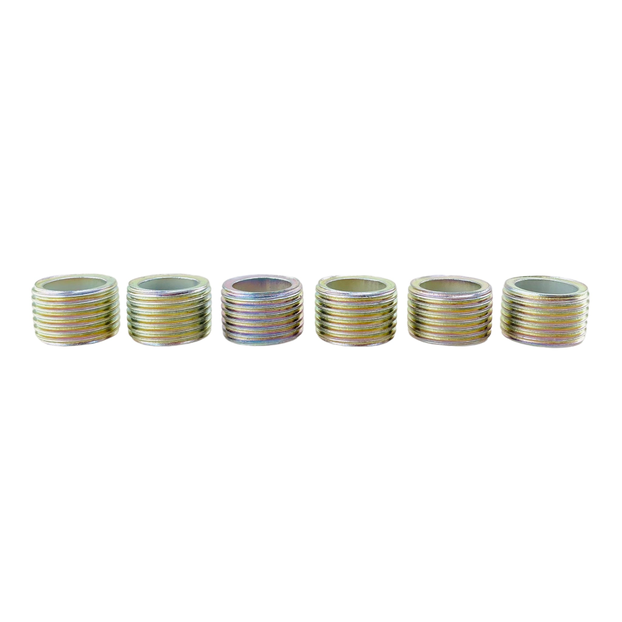 Metal Hand Pipe Replacement Large Inner Threads - 6 Pack