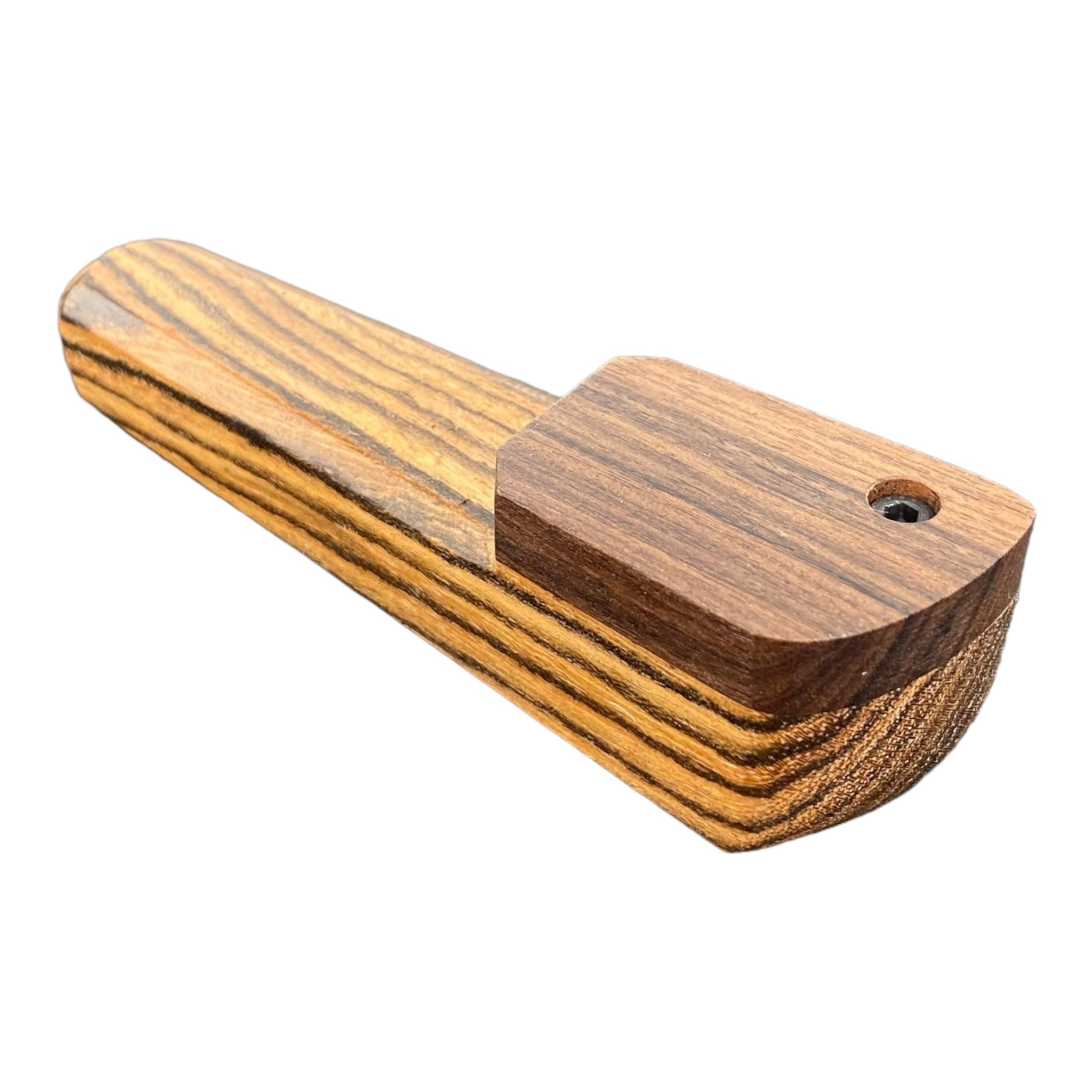 Wood Hand Pipe - Rectangle Wood Pipe With Swivel Lid