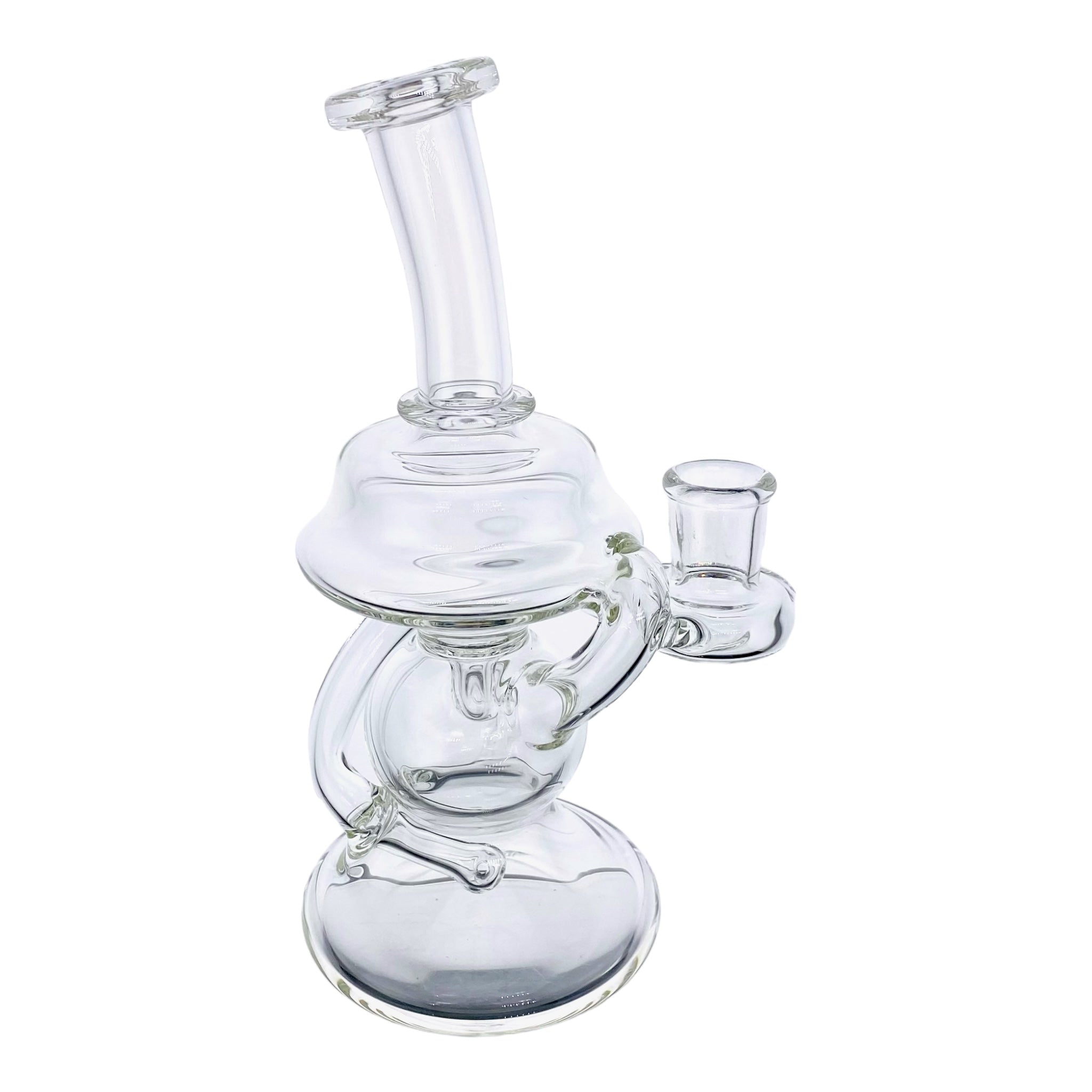 Santa Cruz Glass Clear Klein Recycler Dab Rig