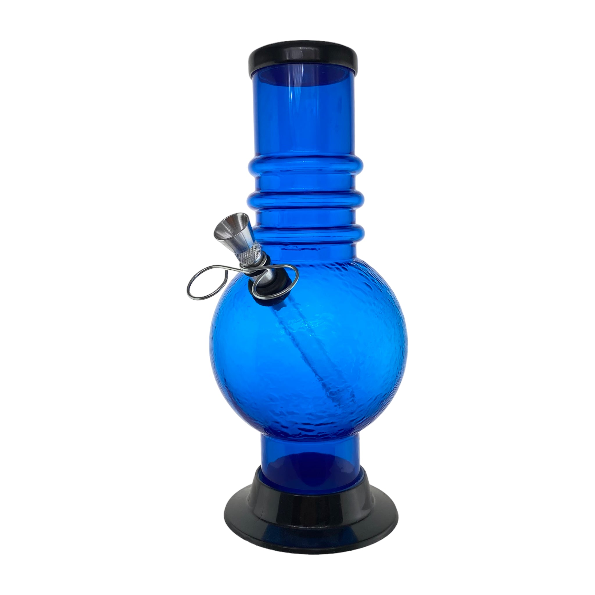 Acrylic Plastic Pull Bowl Bong Bubble 9 Inches - Blue