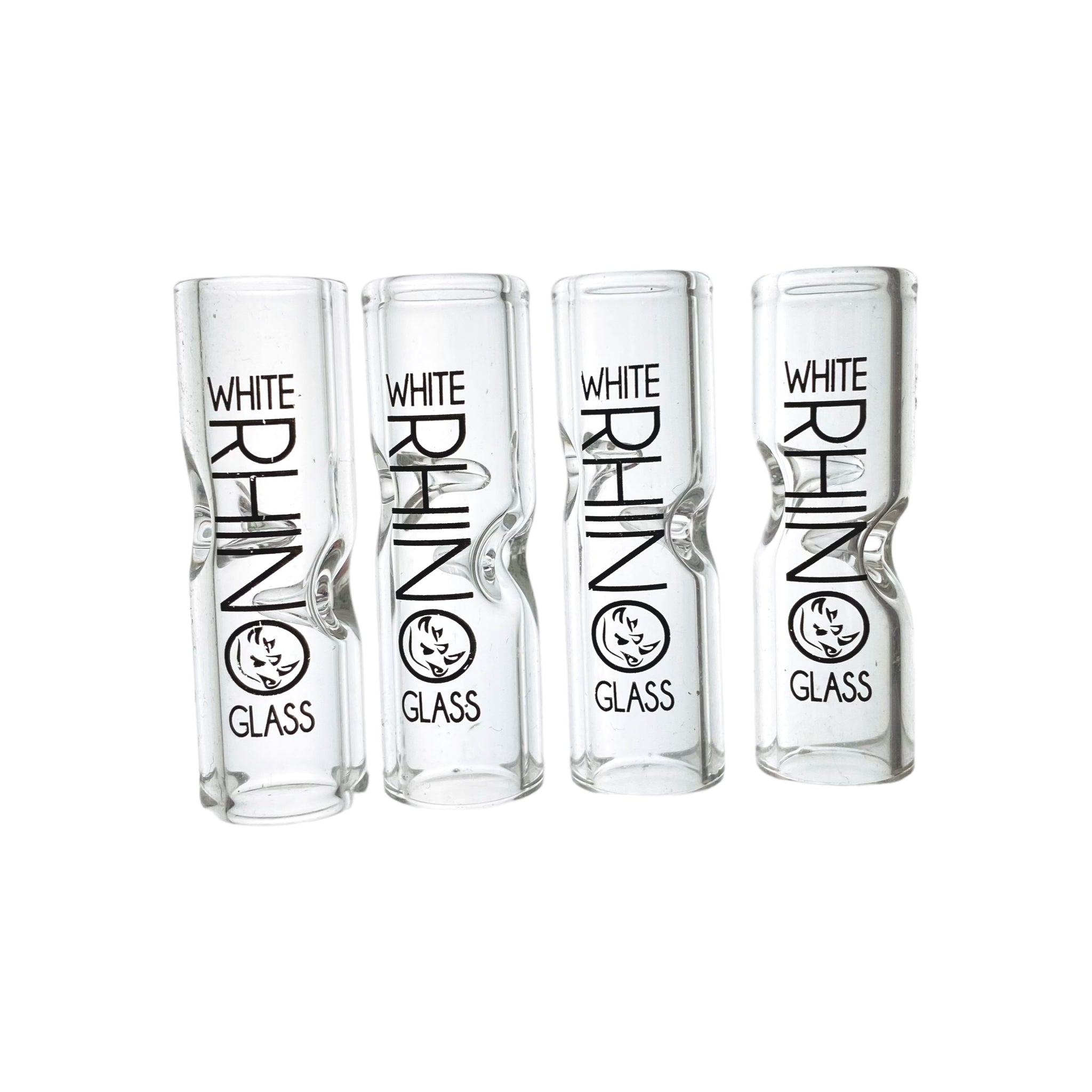White Rhino XL Round Glass Tip - 4 Pack