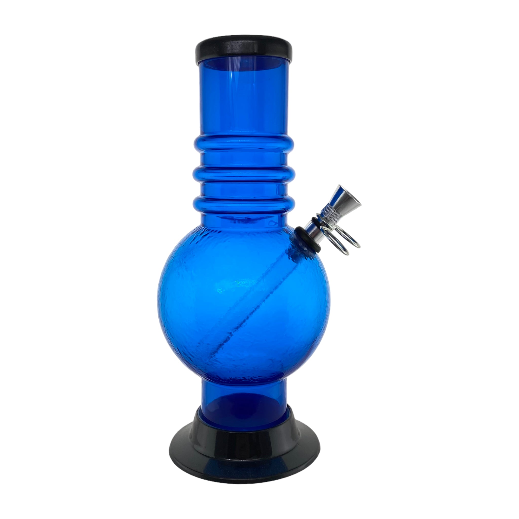 Acrylic Plastic Pull Bowl Bong Bubble 9 Inches - Blue