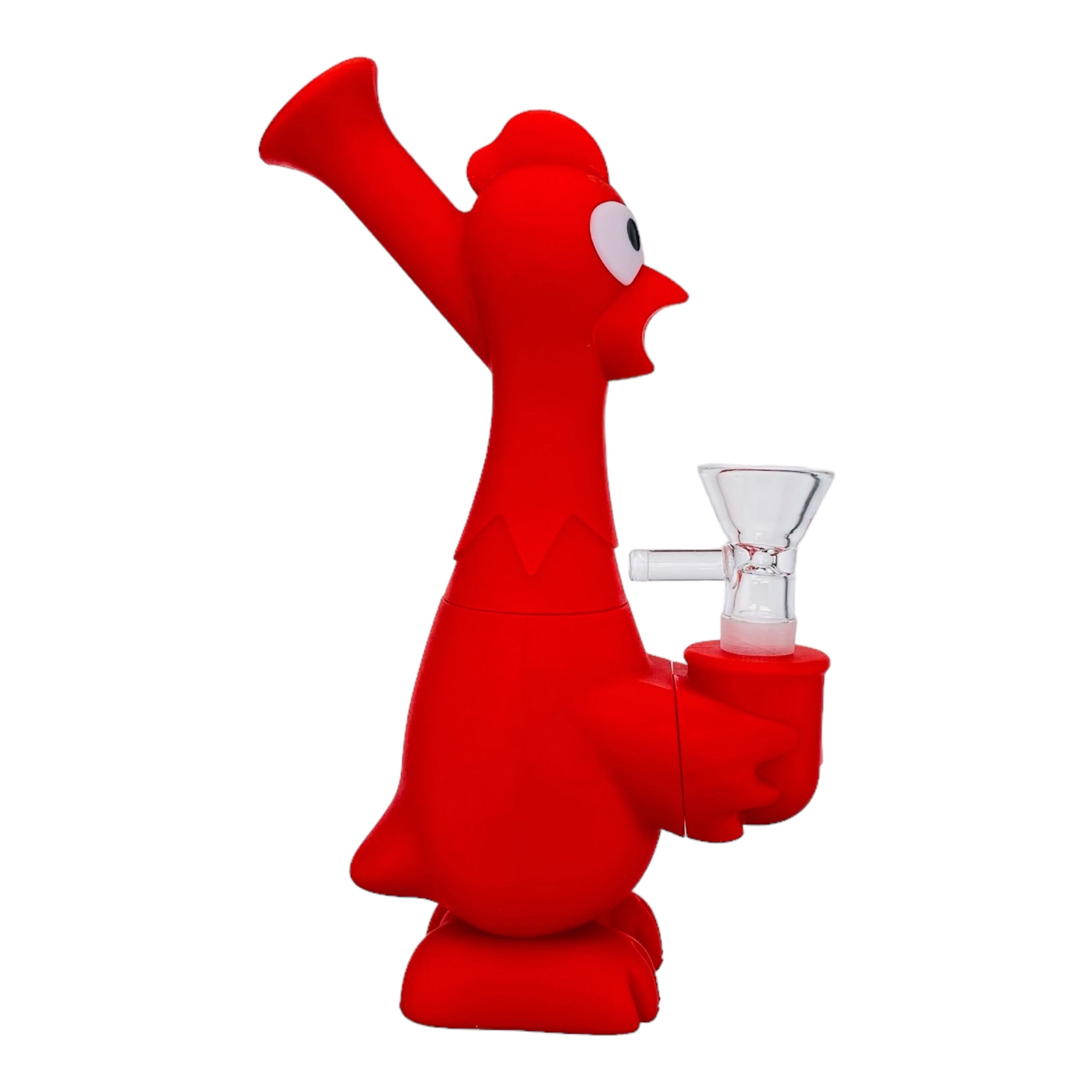 Red Rubber Chicken Silicone Bong