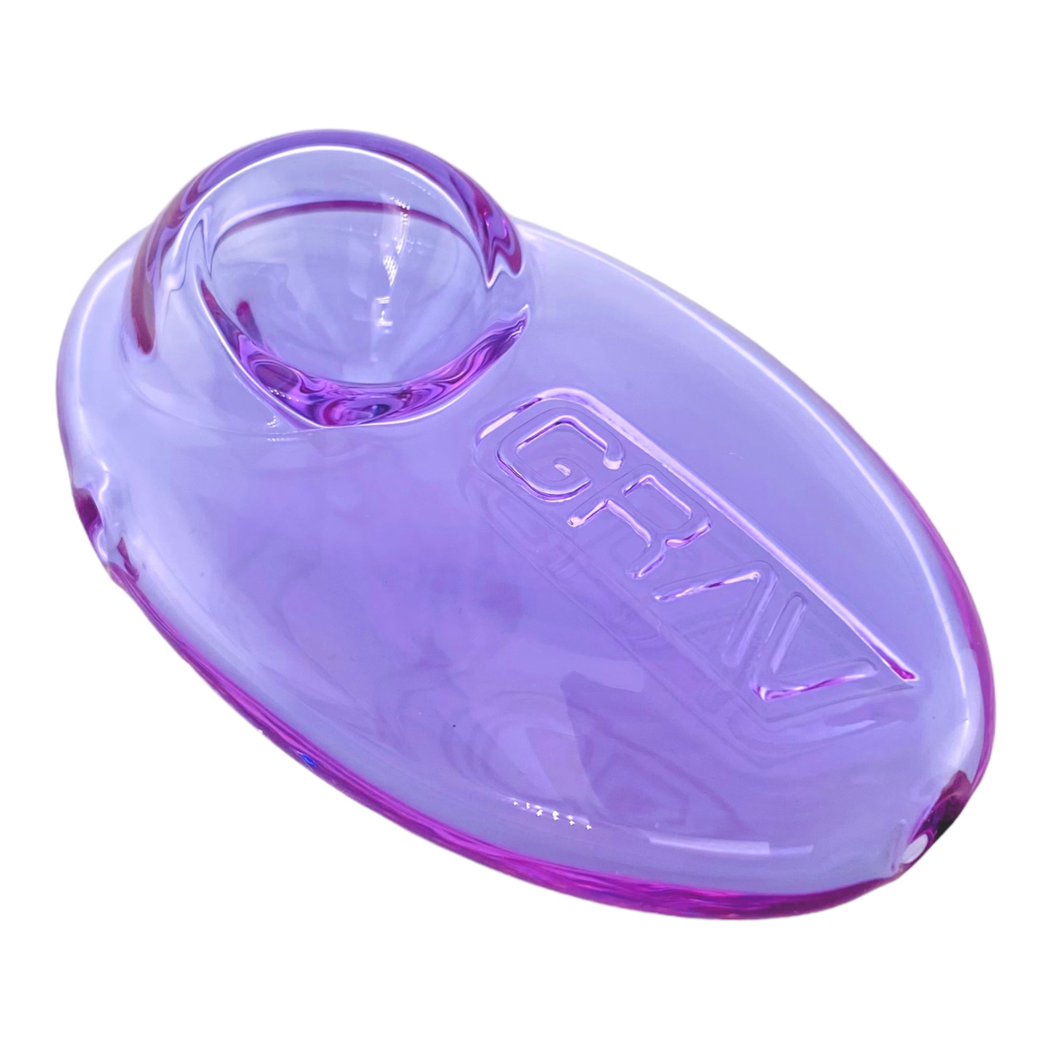 Grav Labs - Pebble Spoon Pipe - Lavender Purple